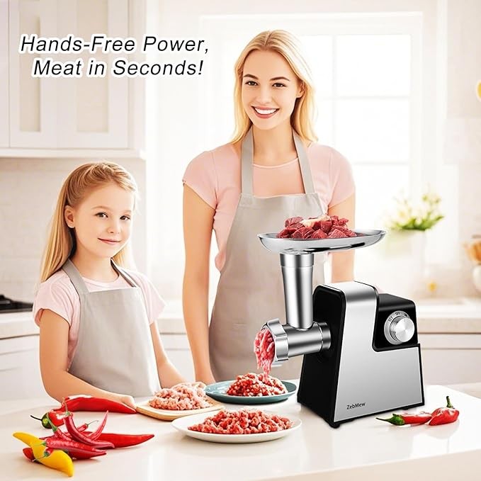 Heavy Duty 3000W Commercial Electric Meat Grinder Sausage Maker Mincer Stuffer