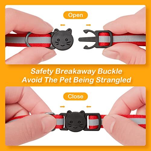 Extodry 14 Pack Reflective-Breakaway Cat Collars with Bells,Safety Buckle