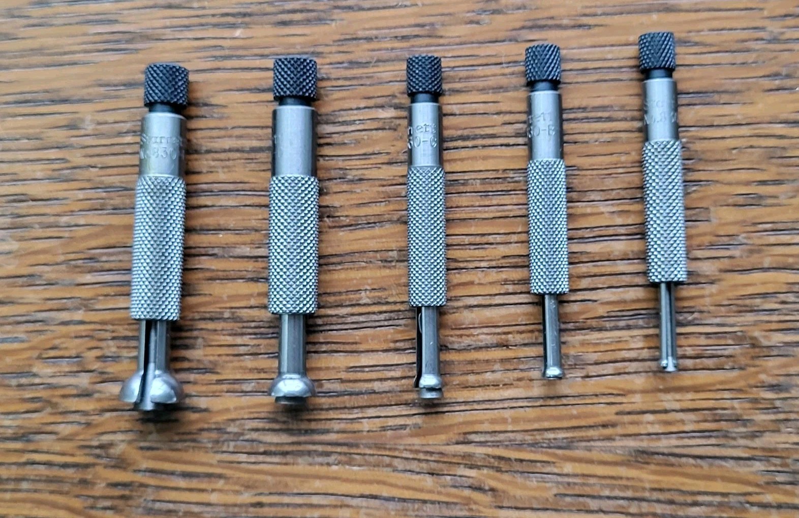 Starrett No. S 830 F Small Hole Gages w/Pouch Machinist Tools USA