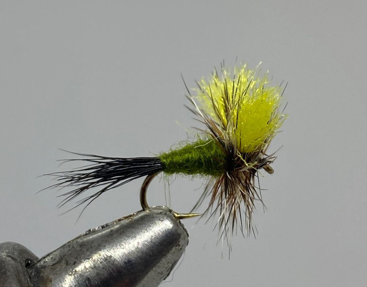 One Dozen (12) - Mr. Rapidam Wulff - Olive - Dry Fly