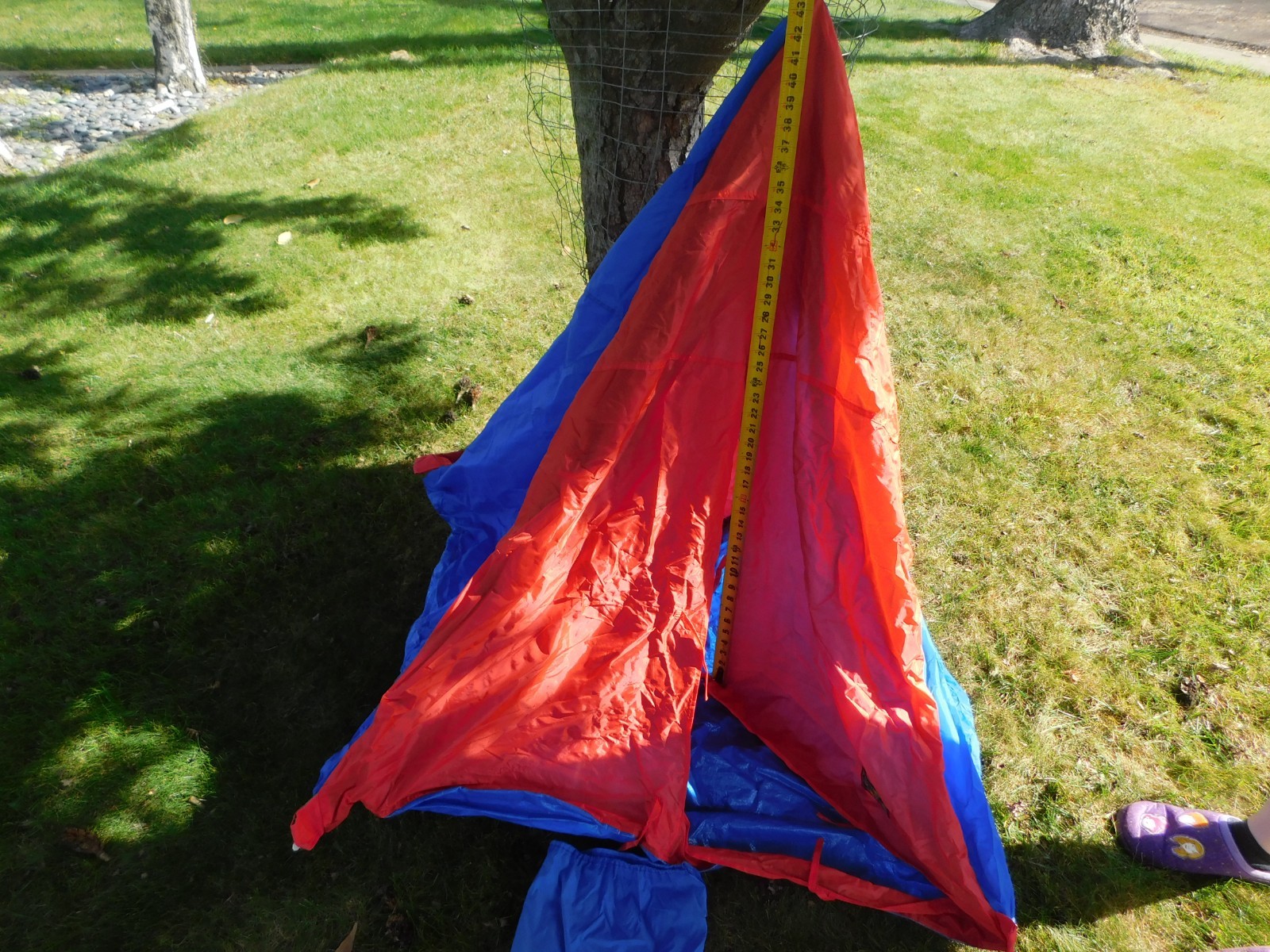 VTG 90's GYMBOREE PLAY SLEEP TENT INDOOR OUTDOOR GYMBO THE CLOWN RAINBOW