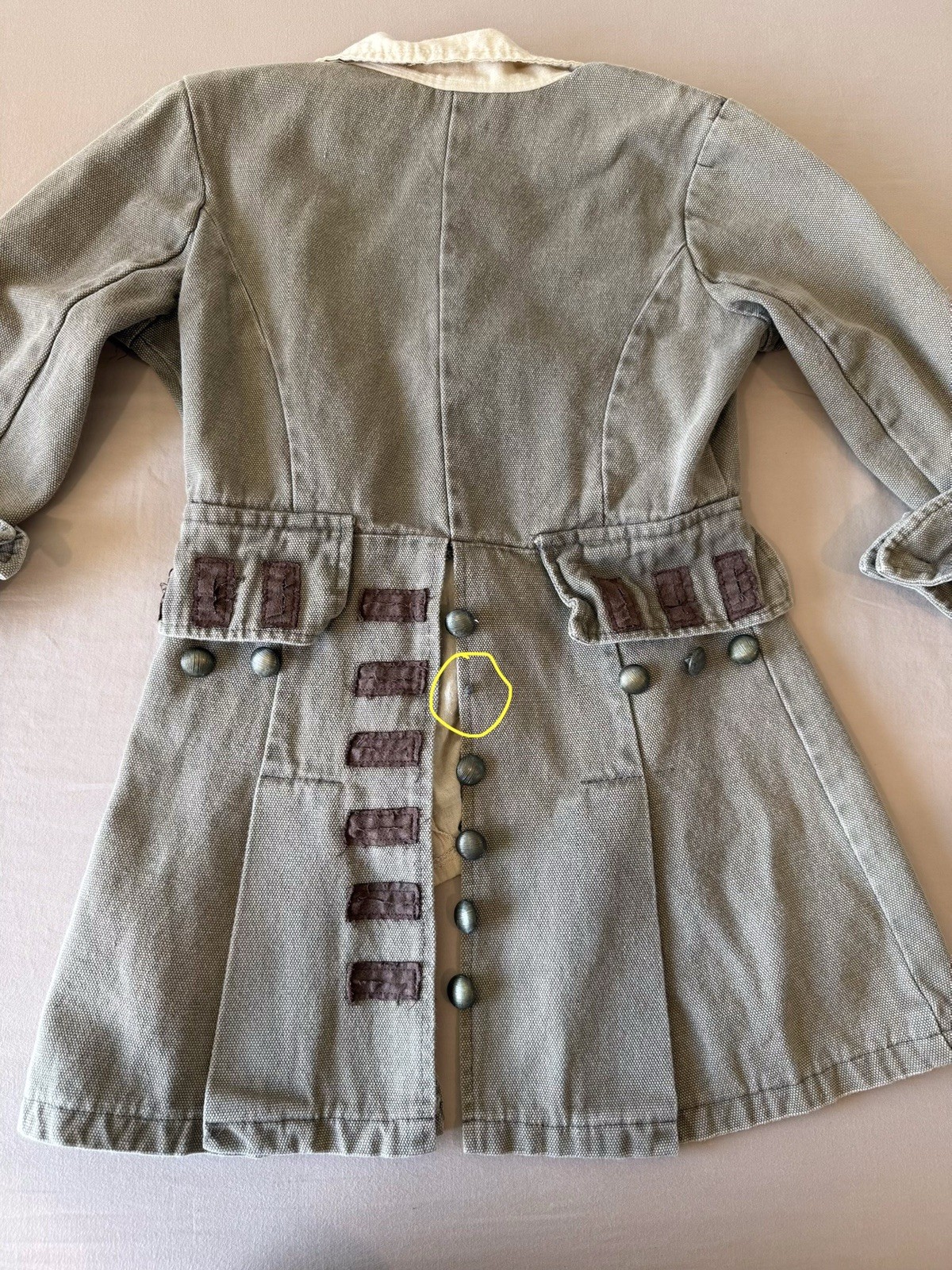 Disney Captain Jack Sparrow Deluxe Jacket Only, Costume kids SZ S 100% Cotton