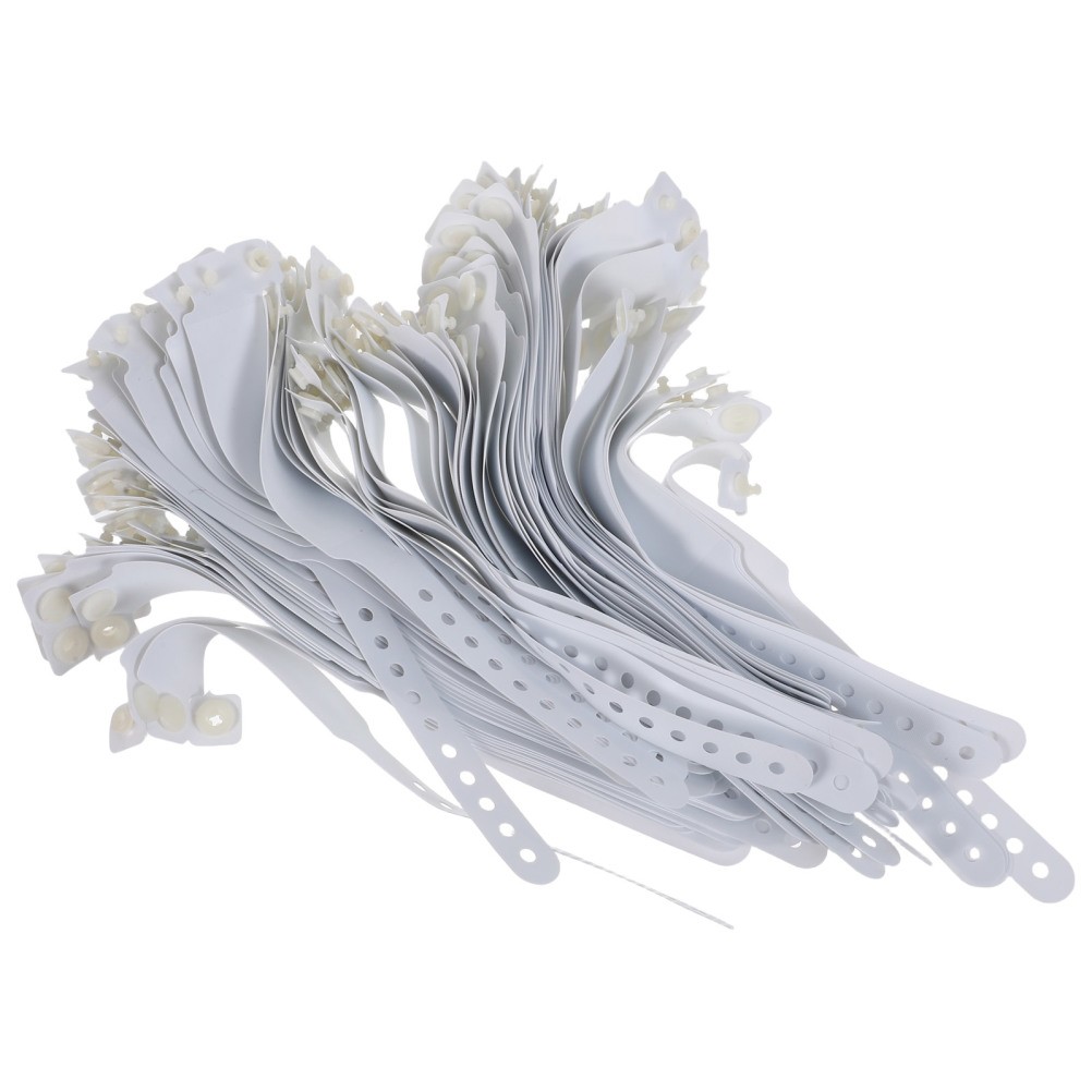 100 Pcs Disposable Hospital Id Wristbands Patient Identification Bands