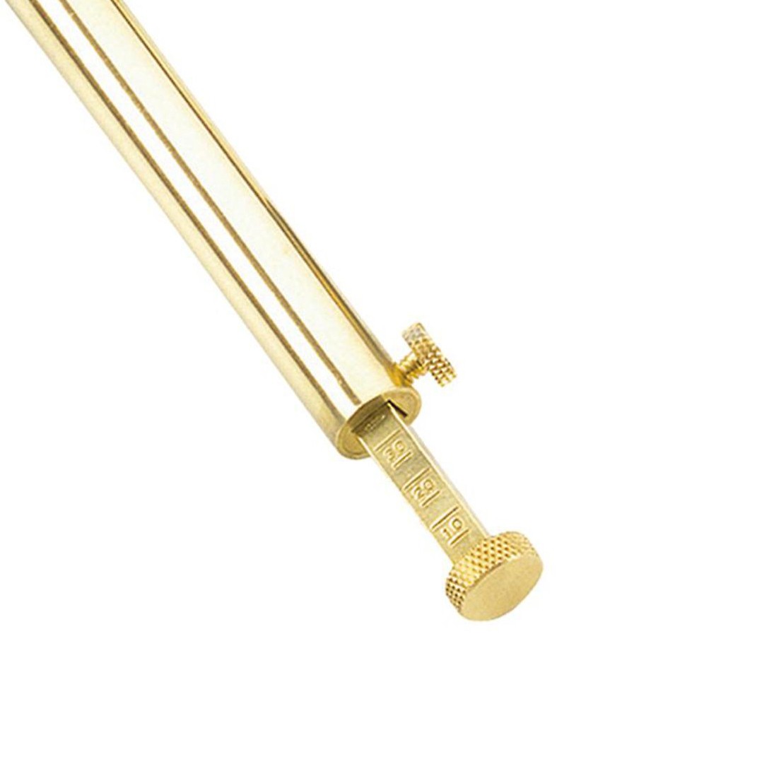 Muzzle-Loaders Brass Powder Measure - Adjustable up to 120 Grains - Black