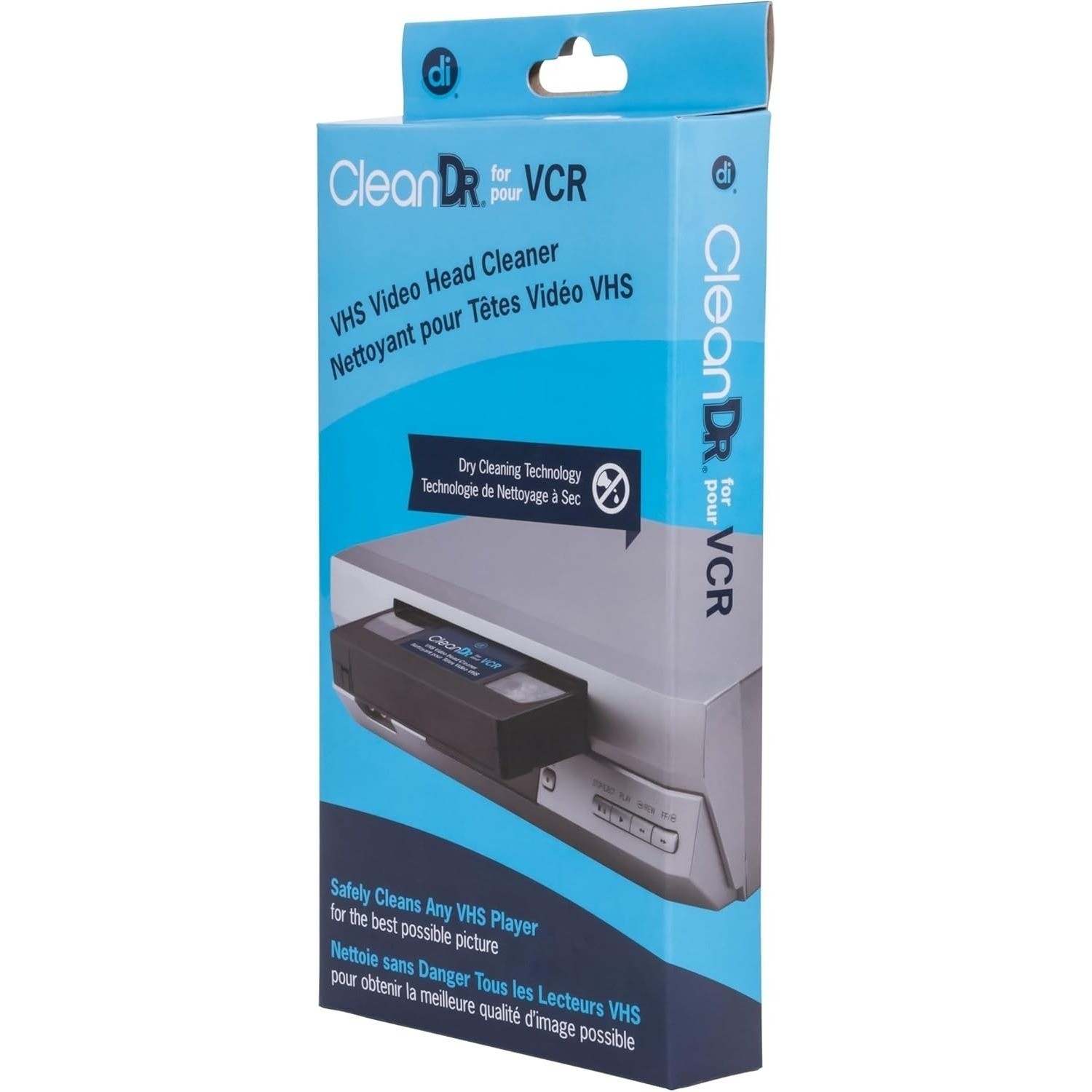 Allsop di CleanDr VHS Video Head Cleaner Non-abrasive Dry Cleaning for VCR/VHS