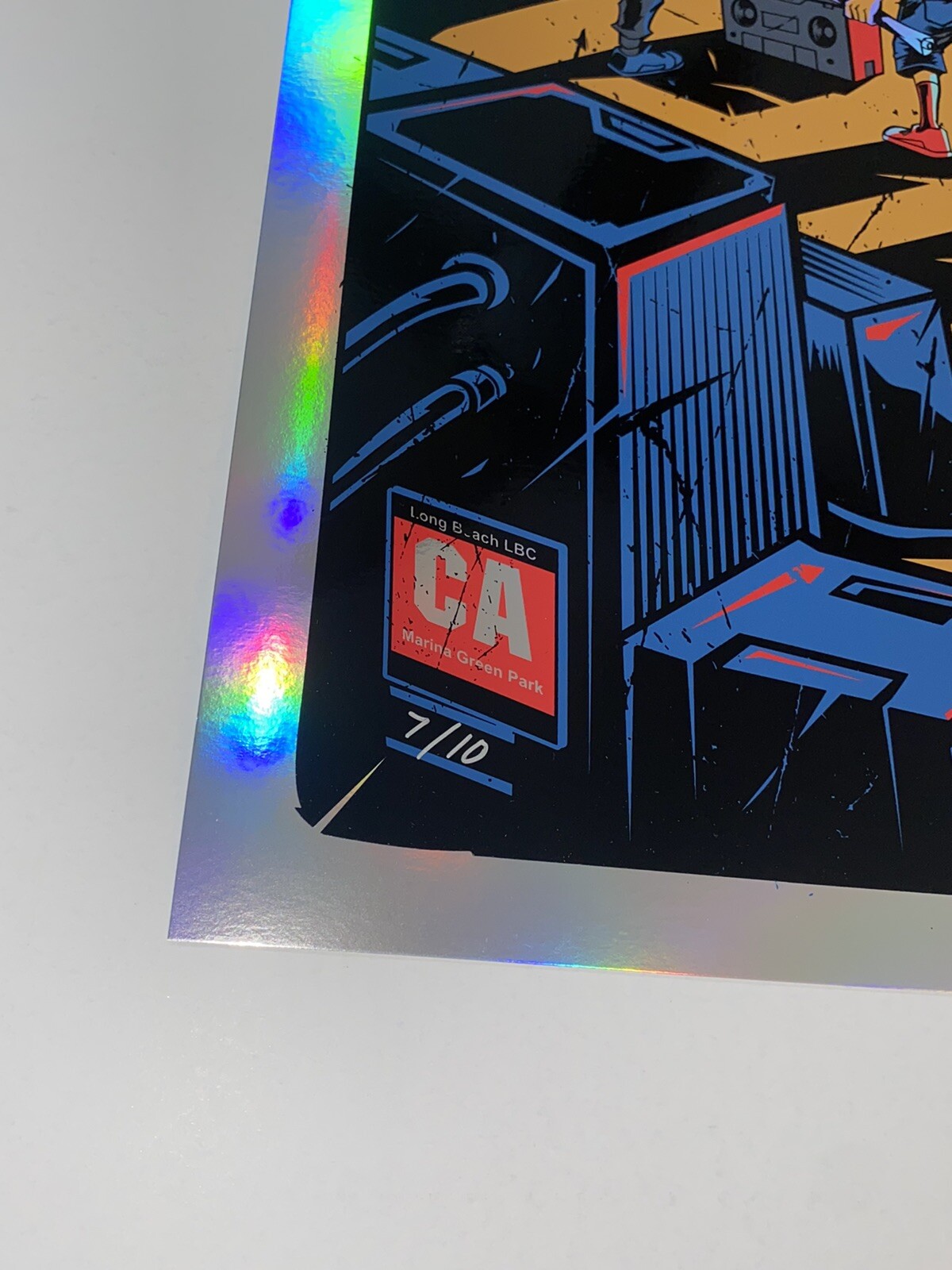 Dirty Heads Poster Cali Vibes 2/18/23 Rainbow Foil Silkscreen Official S/N X/10!