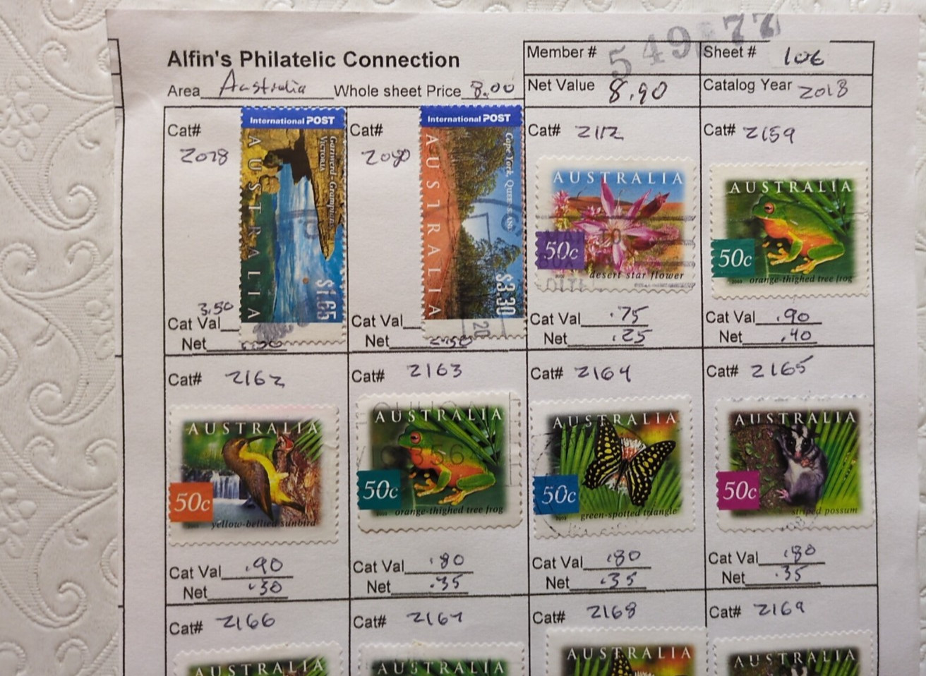 APC W6761 Australia most used on circuit sheets with $60 scv