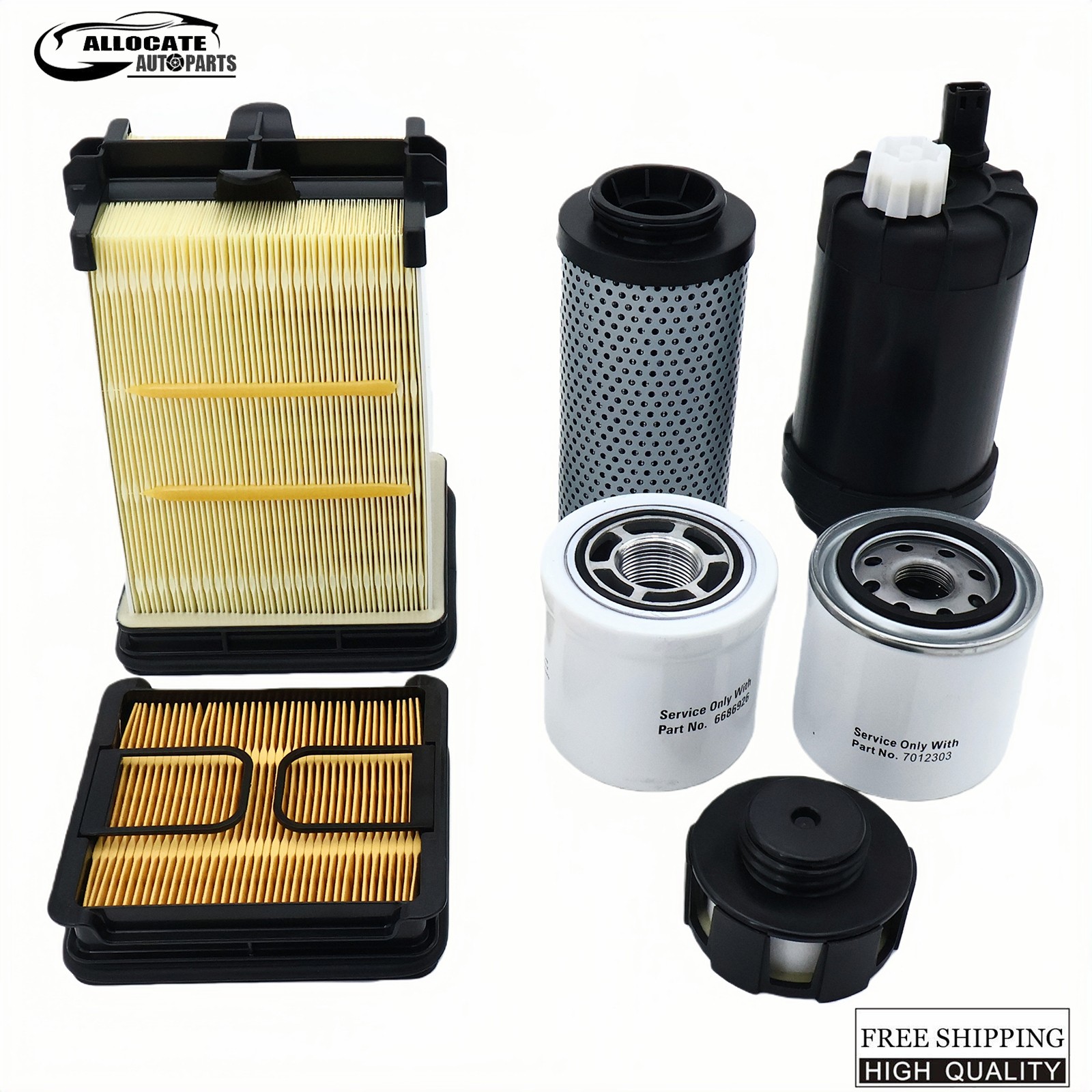 Filter Service Kit Fit Bobcat Compact Track Loader T450 T550 T590 T595 T630 T650