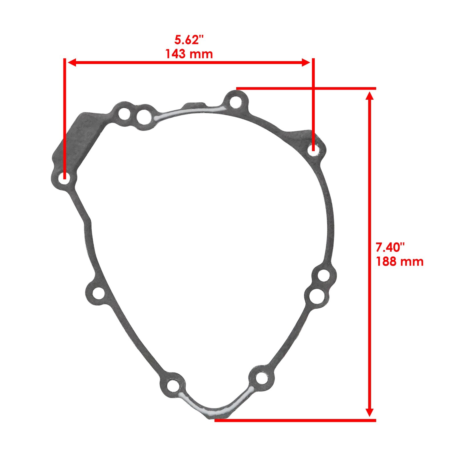 Stator Cover Gasket fits Yamaha YZF-R1 YZFR1 2009 2010 2011-2014 14B-15451-00-00