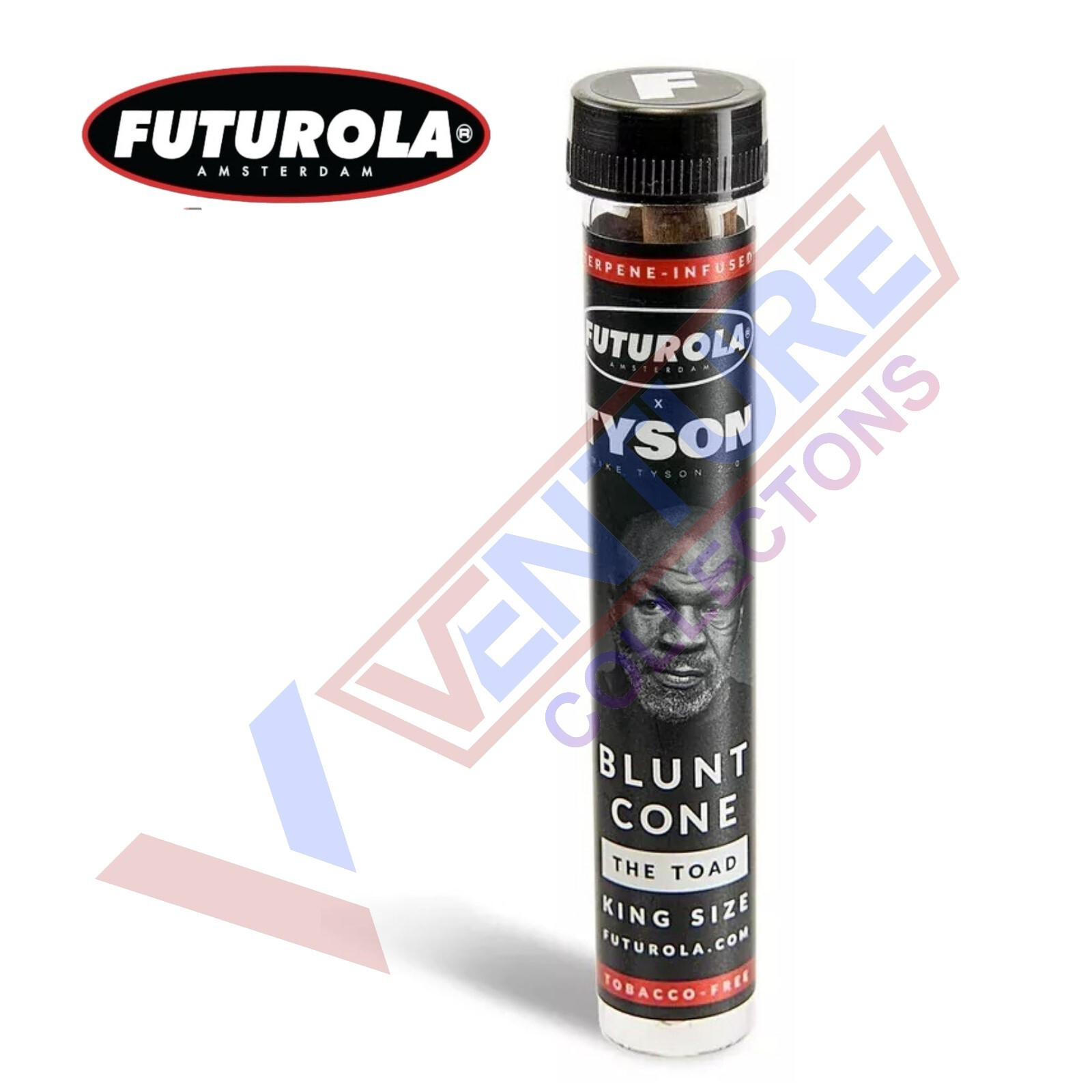 Futurola Blunt Cone The Toad MIKE TYSON Pre Rolled Cone 12 Tubes -FREE SHIPPING