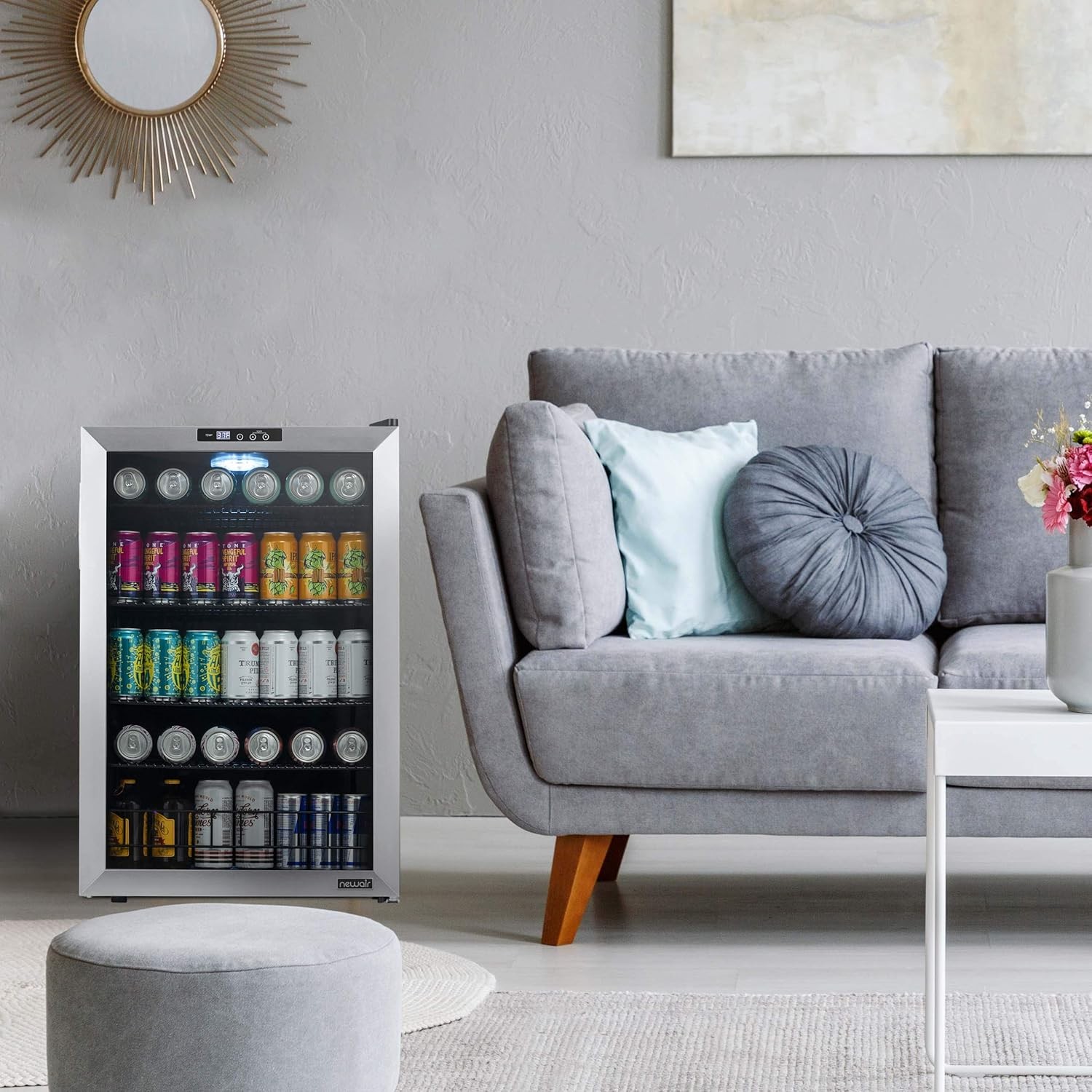 Newair NBC160SS00-RB Freestanding Beverage Fridge - Certified Refurbished