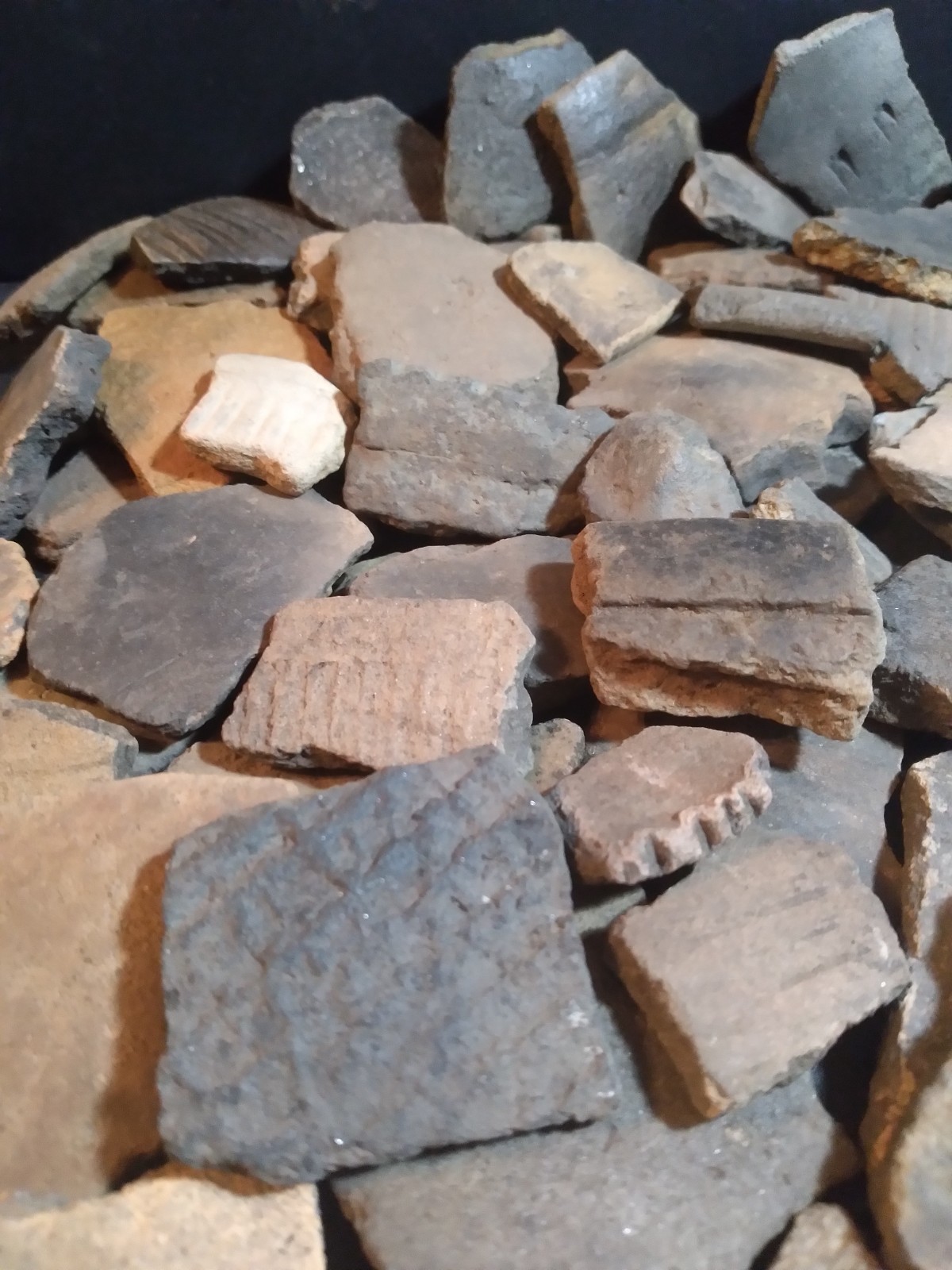 Northwest Florida Potsherds 2 lbs. Authentic Native Indian Artifacts AD 200-900