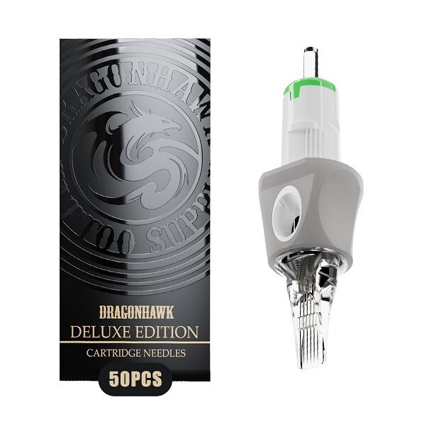 Dragonhawk Glide Extra Smooth Tattoo Cartridges, 50 Count Smooth Hit 1213RM