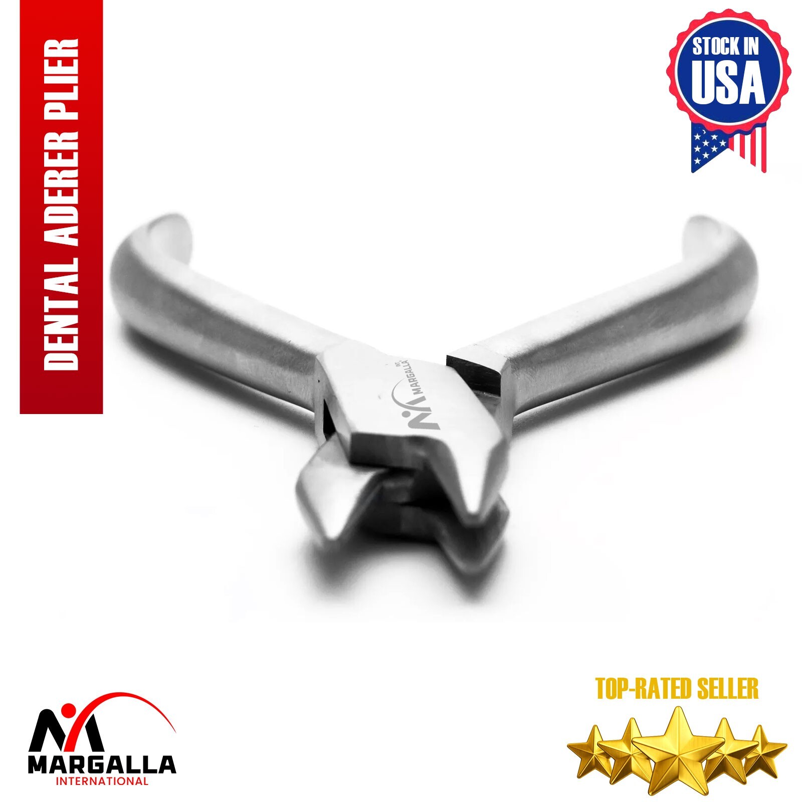 Dental Aderer Plier Three Prong Orthodontic Wire Bending Pliers Orthodontic