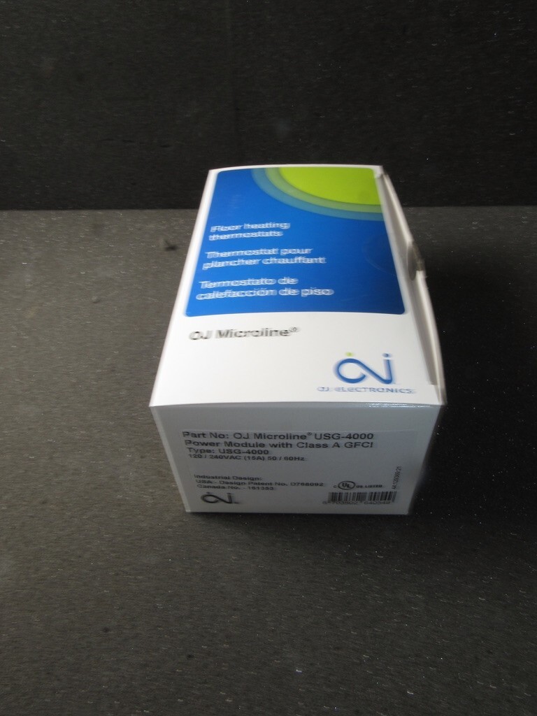 OJ MICROLINE USG-4000 POWER MODULE FLOOR HEATING THERMOSTAT