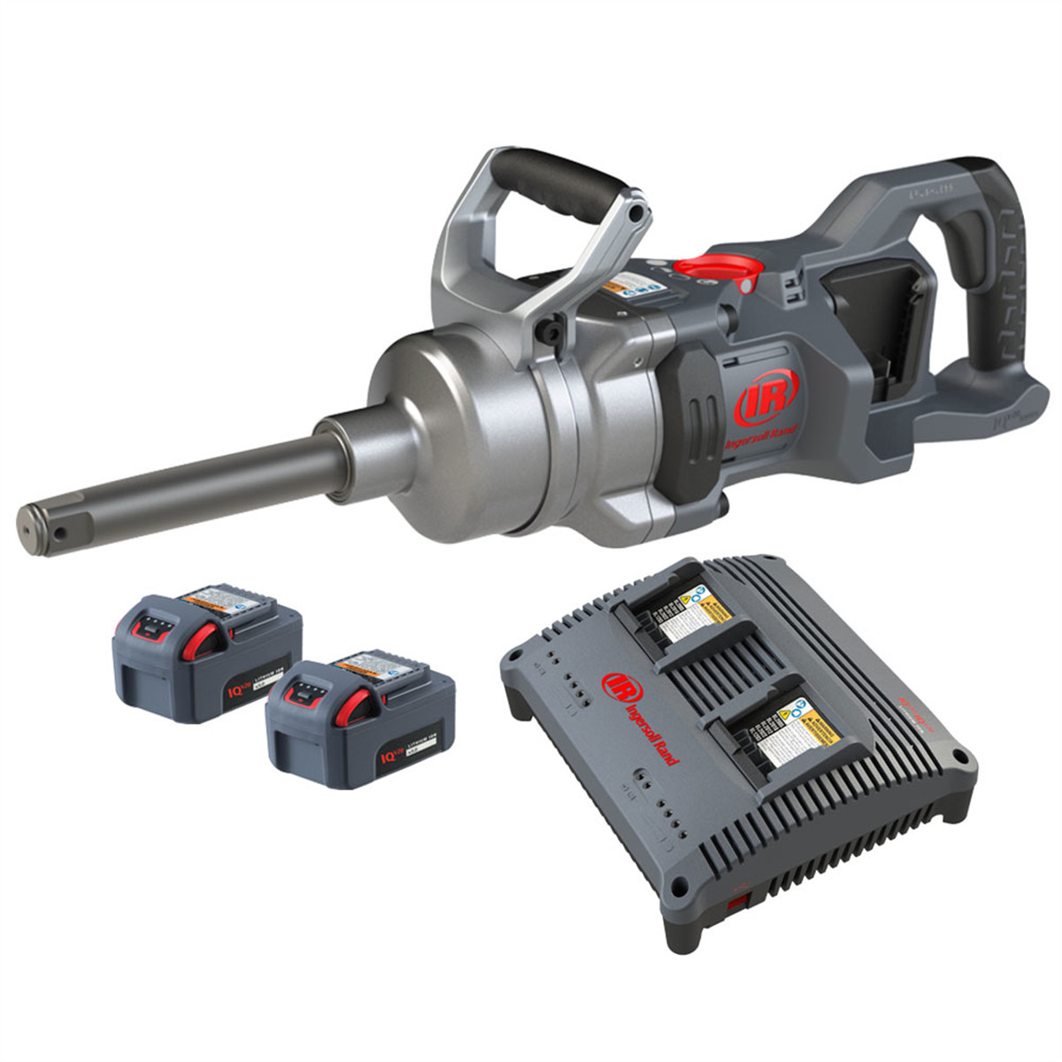 Ingersoll Rand W9691-K2E 1 Inch Cordless Impact Wrench Kit with Extended Anvil