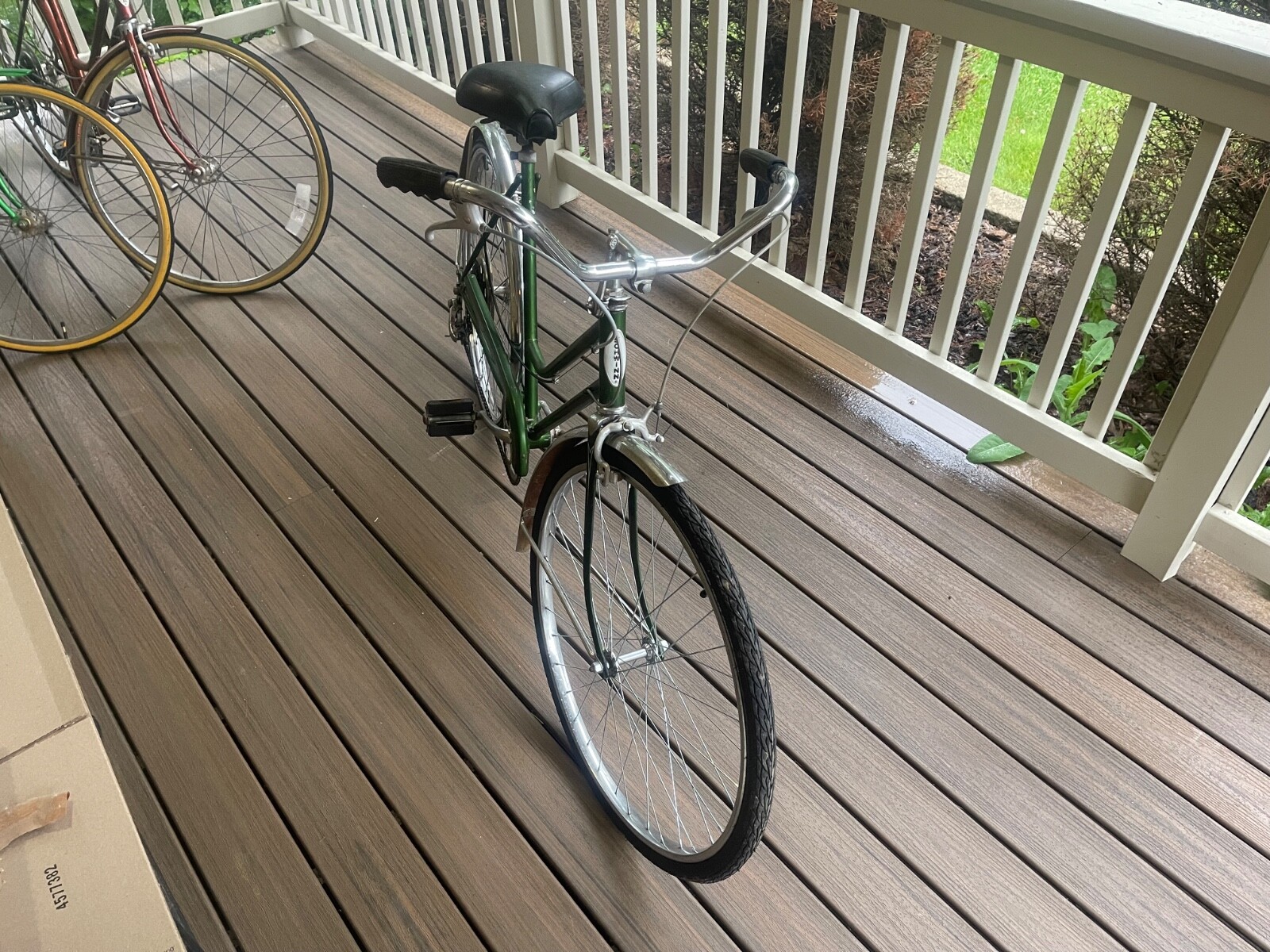 1972 SCHWINN COLLEGIATE 5-SPEED Campus Green CRUISER BIKE