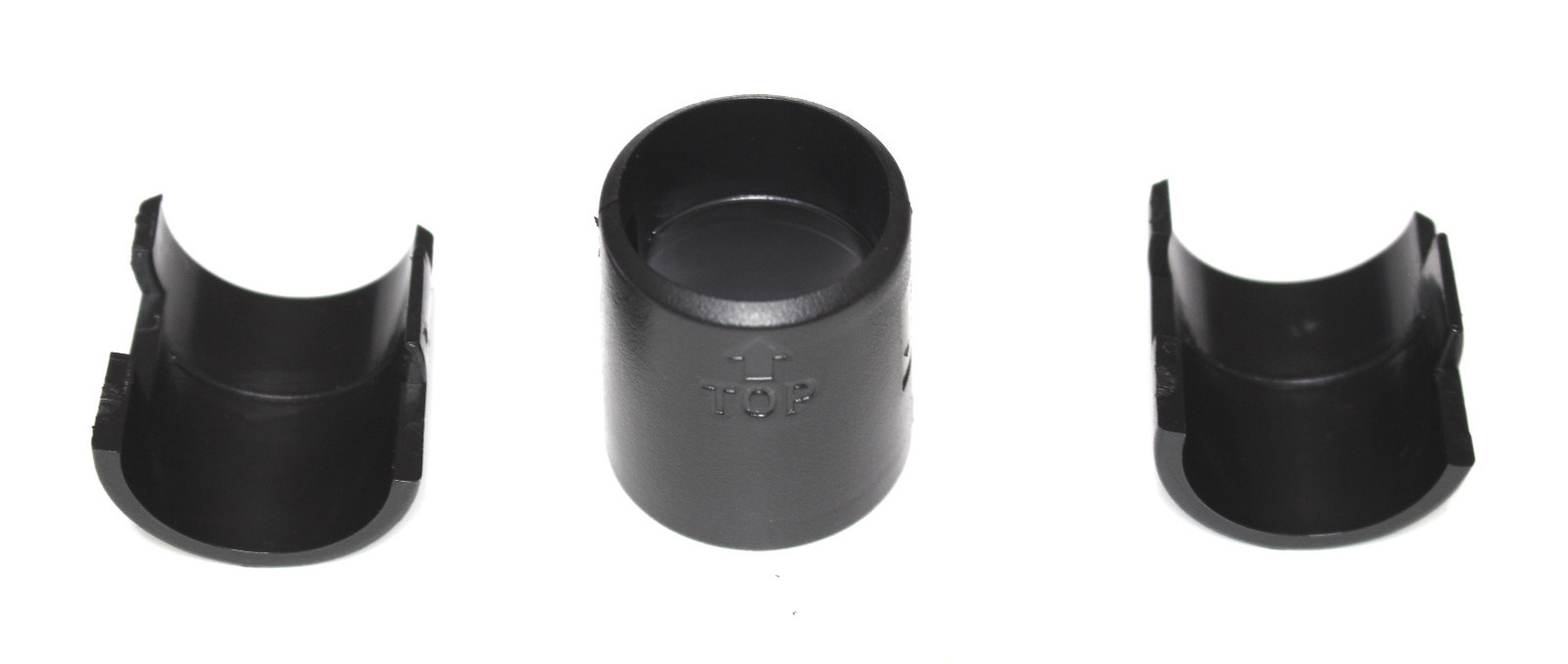 1" Diameter Wire Shelf Clips Shelving Split Sleeves Lock Locking Plastic 4 pair