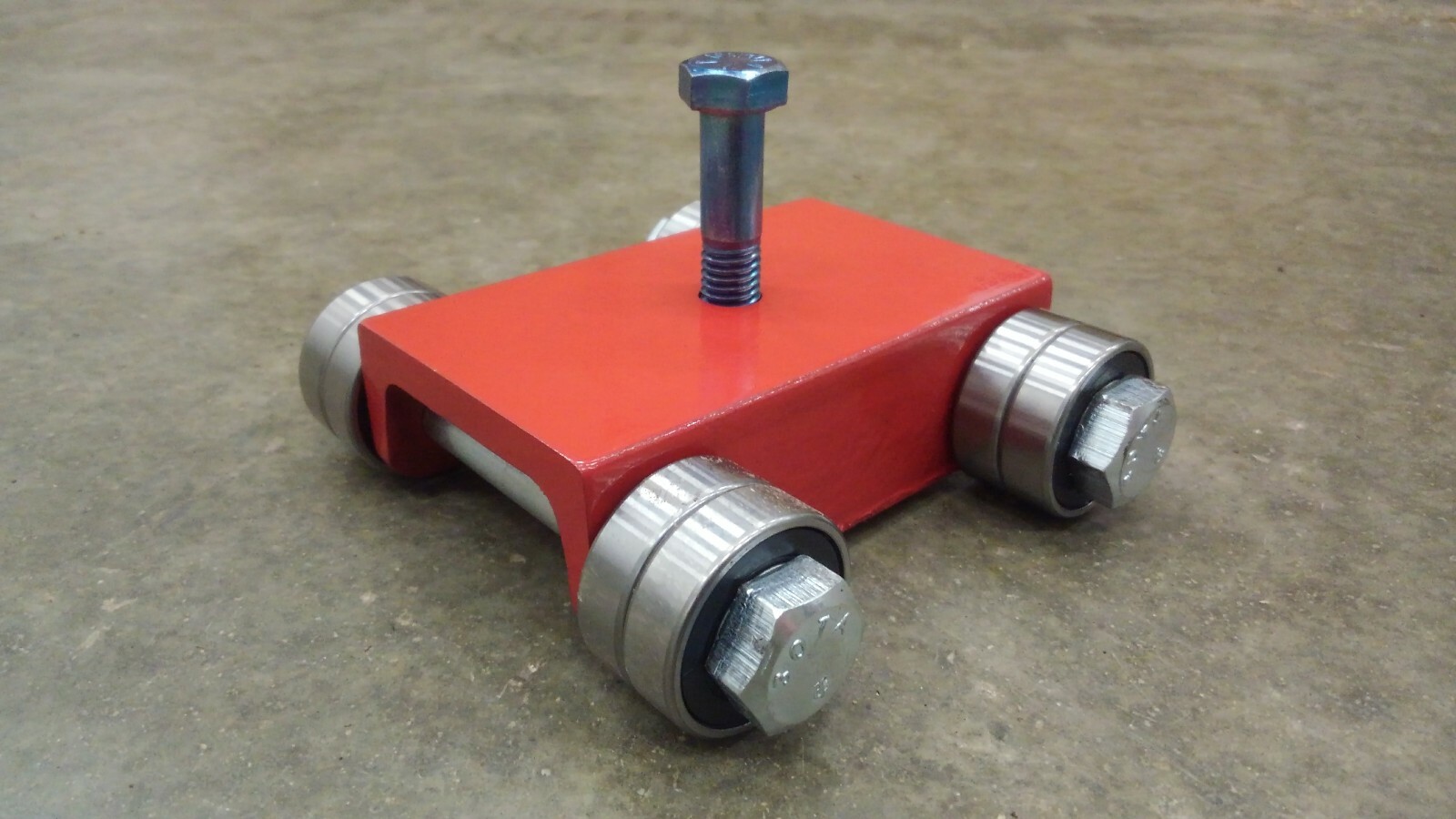 MADE IN USA Machine Skates Set (4) 18,000lbs Bridgeport machine mover 1.7" tall