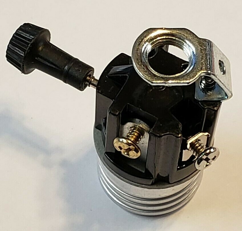 ON/OFF TURN KNOB INTERIOR LAMP SOCKET WITH HICKEY LAMP PART NEW 30170J