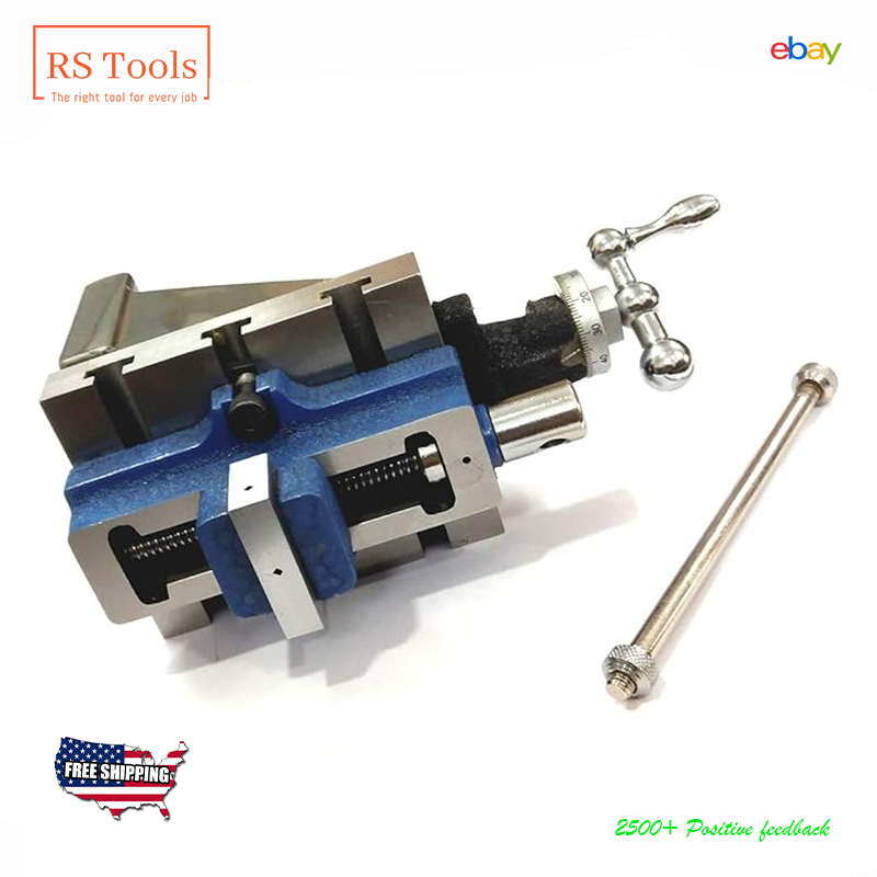 Lathe Milling Vertical Slide 4"X5"-100X125 mm & Self Centering Vice 3"/75mm USA