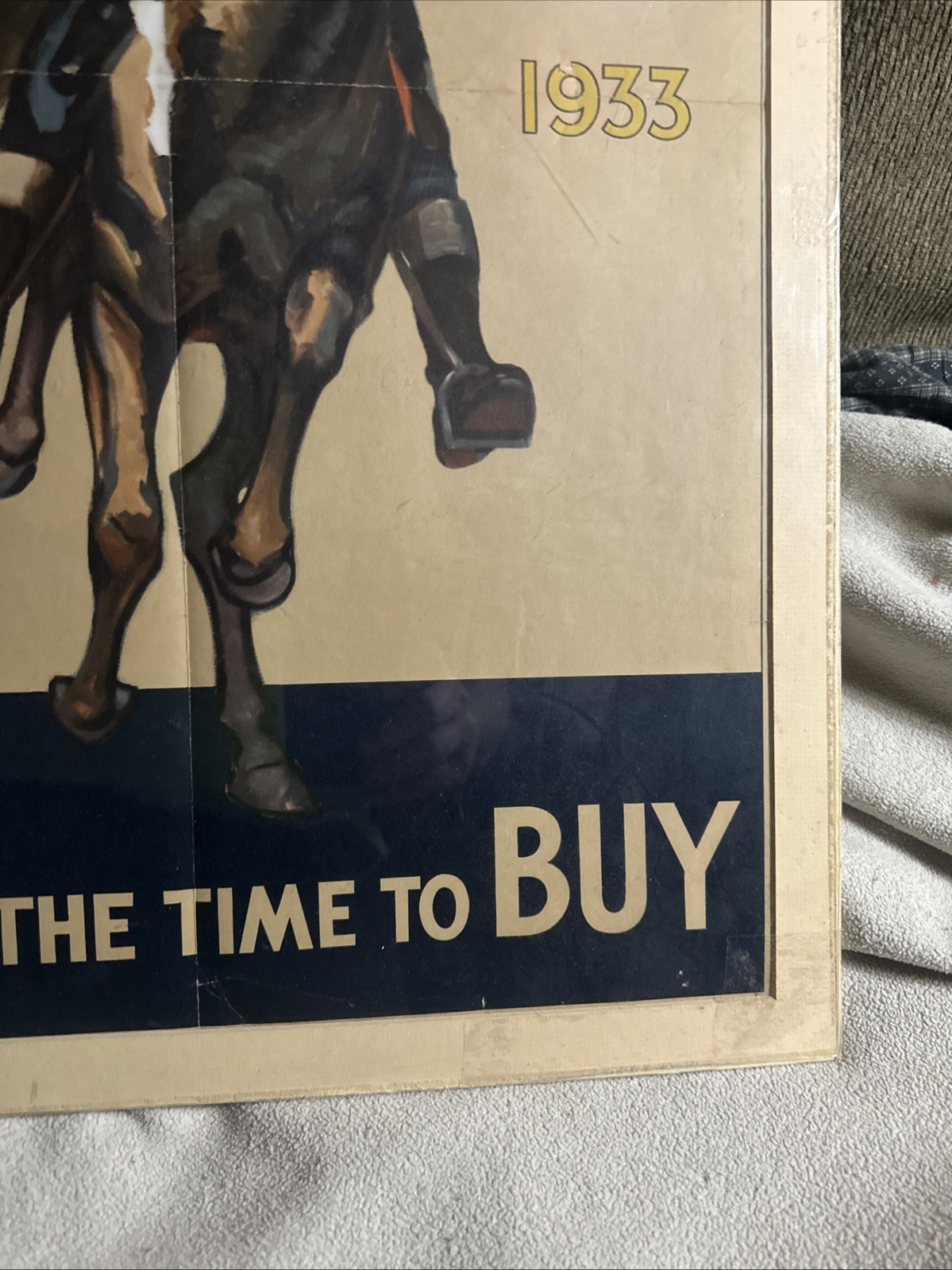 Antique N.R.A National Revival Act Poster Original Wake Up Americans