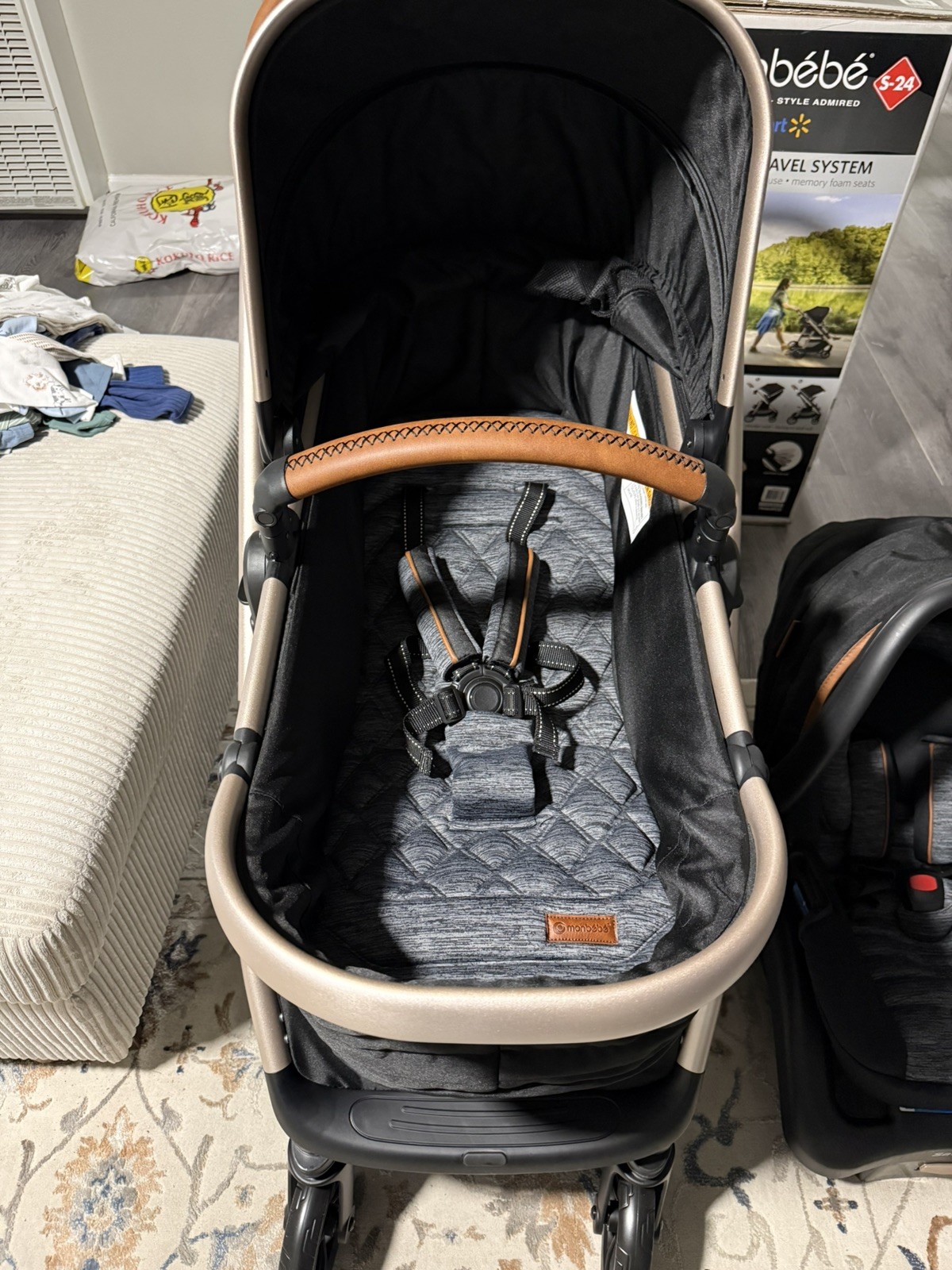 Monbebe TR464FCD Unisex Car Seat Stroller Combo