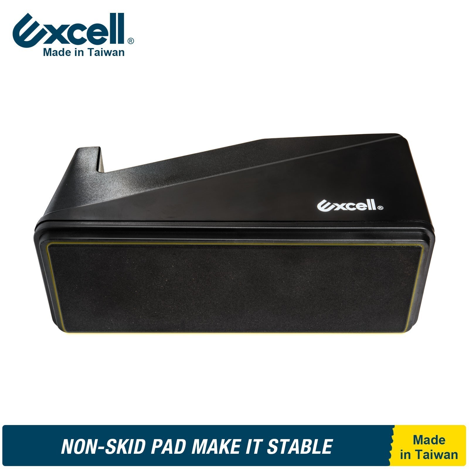 Excell Dual-Core Desk Tape Dispenser Fits 1" & 3" Core ,No Tape & Pen,Pen Holder