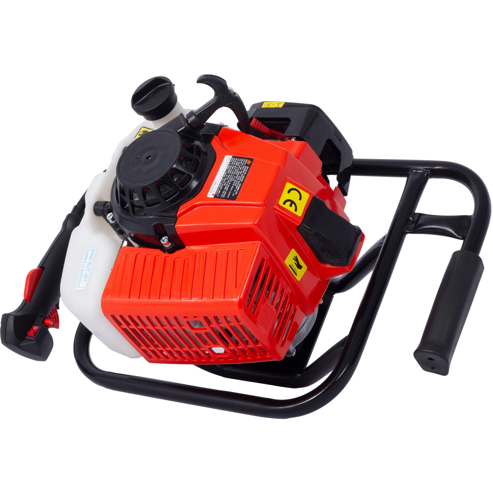 63CC Gas Powered Auger Post Hole Digger with / 6" 10" 12" Earth Auger Drill Bits