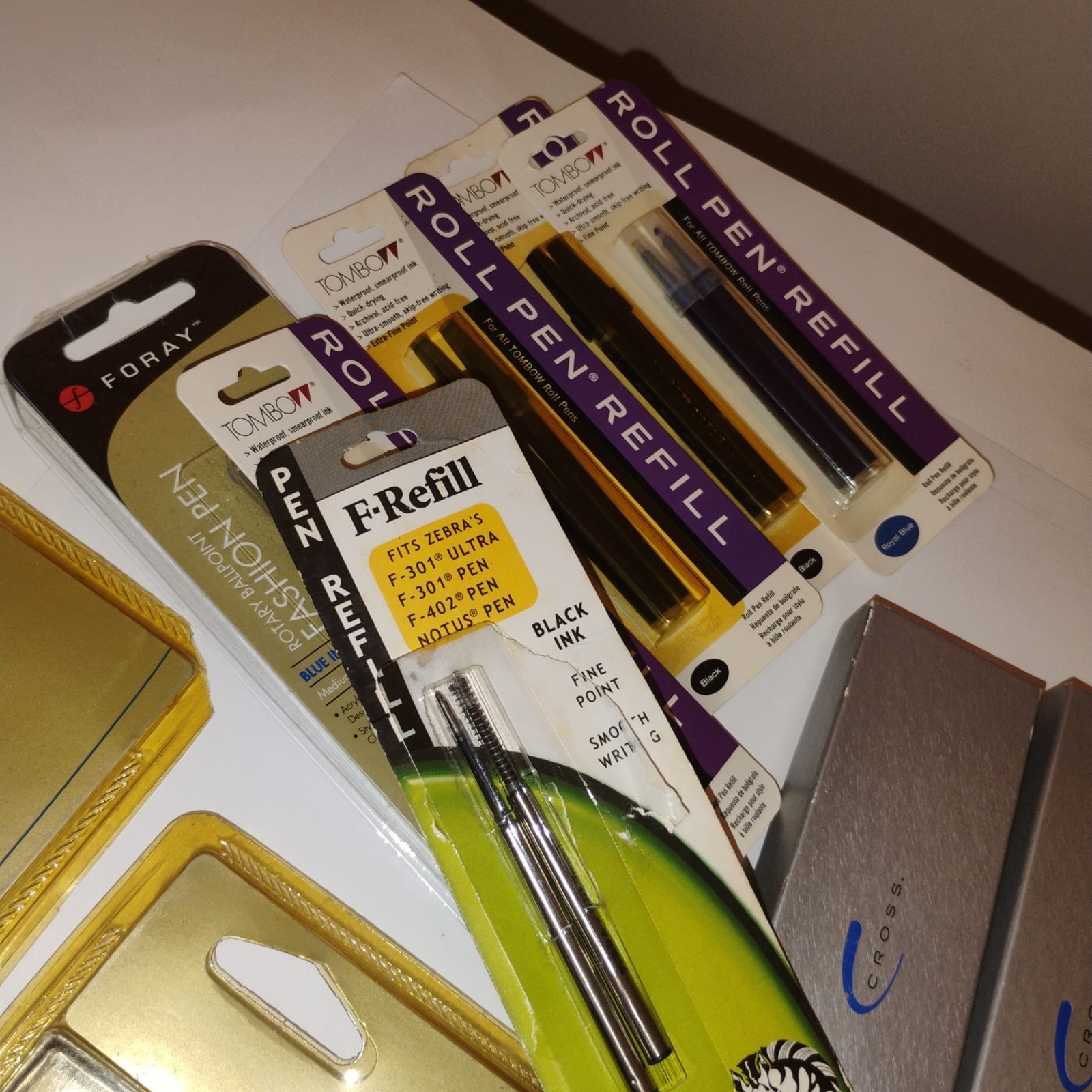 Cross Tombow Pilot vintage pens lot, used, free shipping