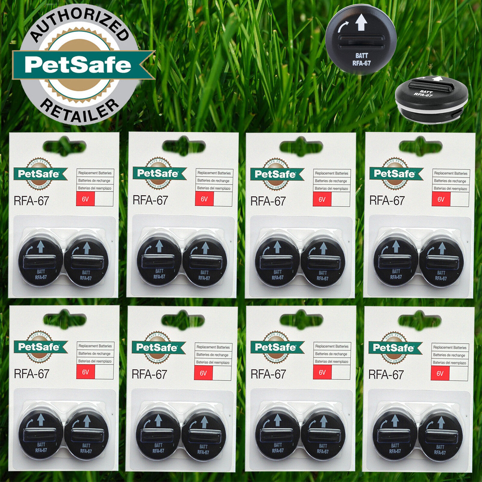 PetSafe RFA-67D-11 Batteries 6V for Dog Fence Collar Receiver PIF-275-19 PUL-275