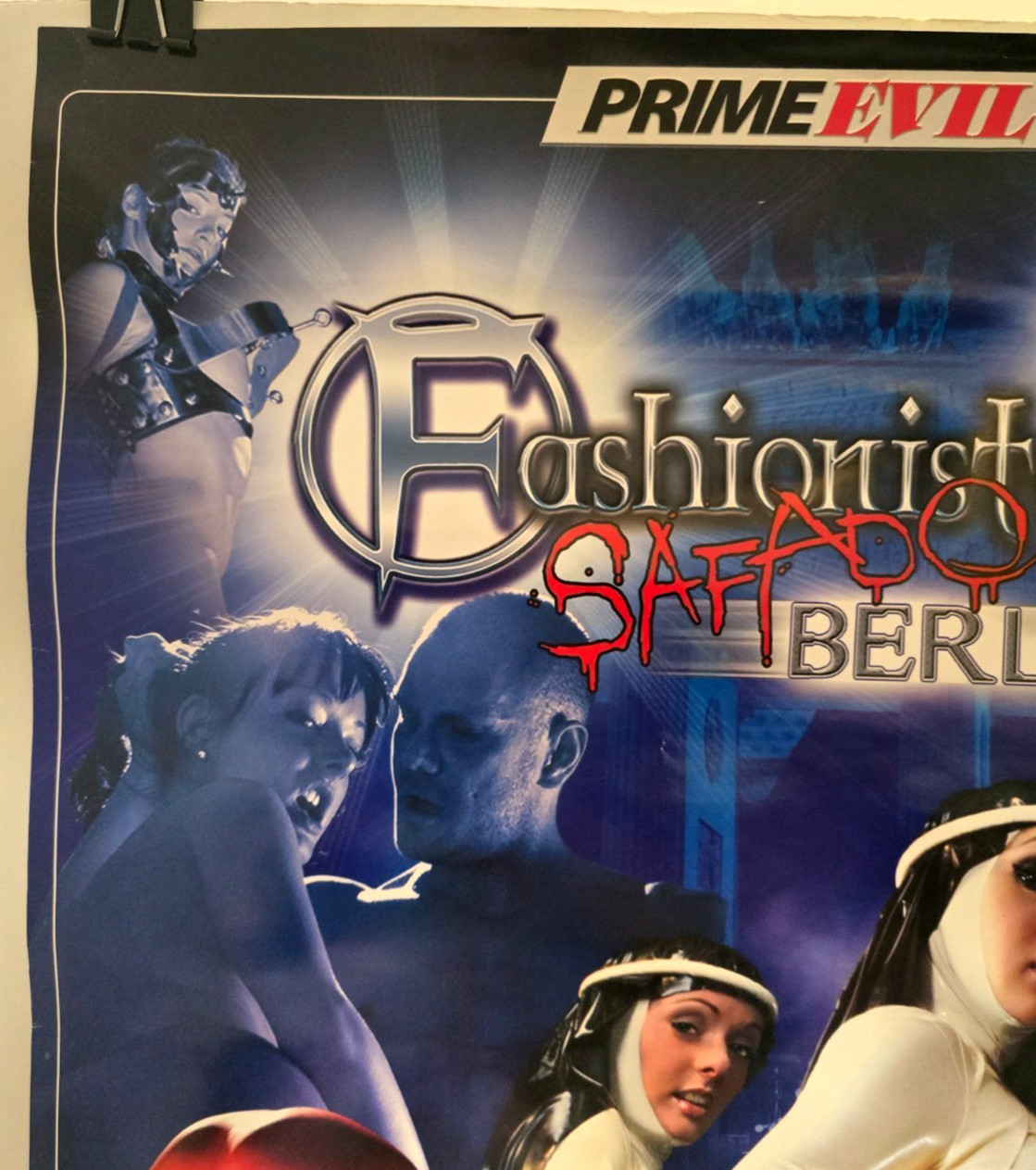 2007 FASHIONISTAS SAFADO "BERLIN" Promo Movie Poster (19"x27") by Evil Angel