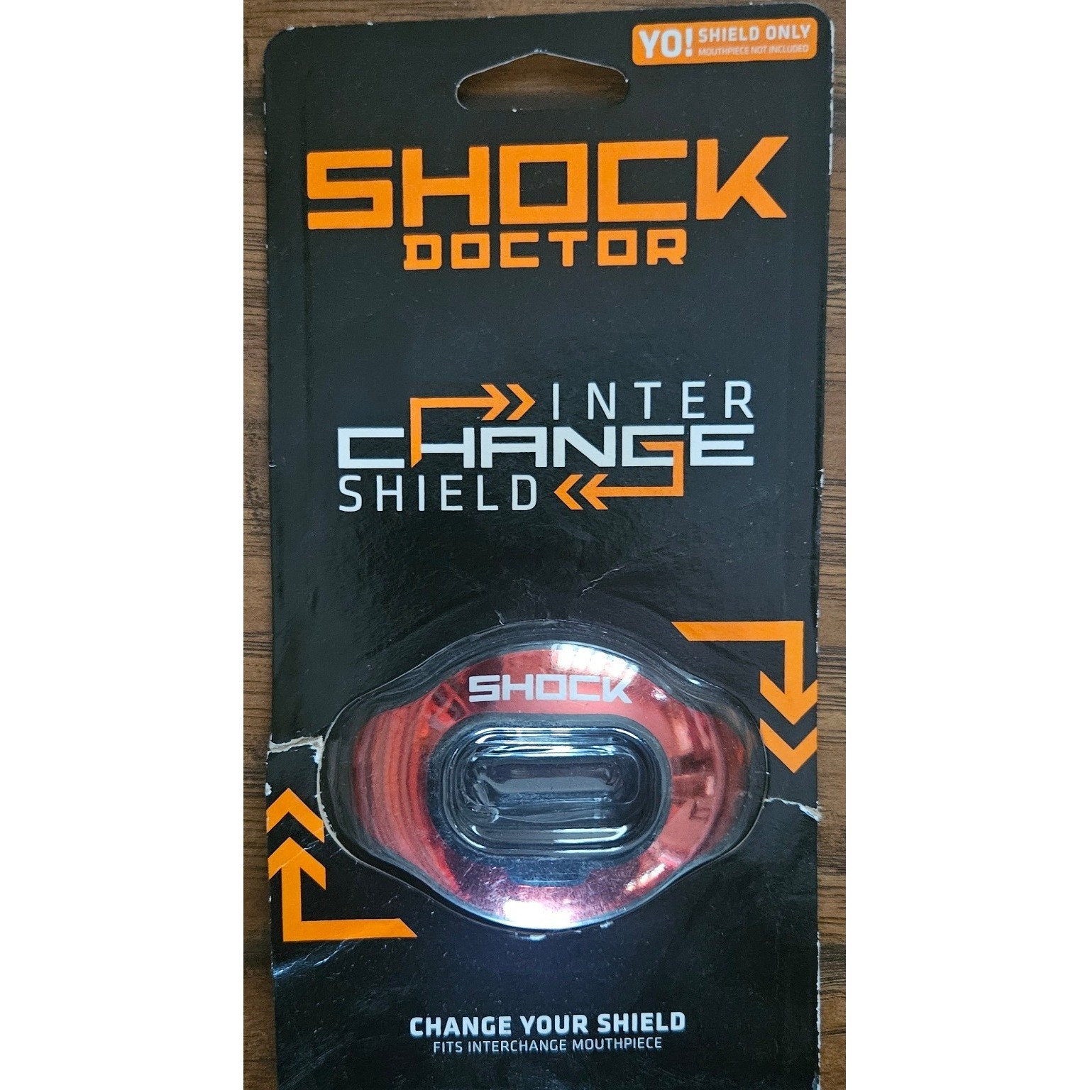 Shock Doctor Interchangable Lip Guard Shield Only Mouthpiece Red