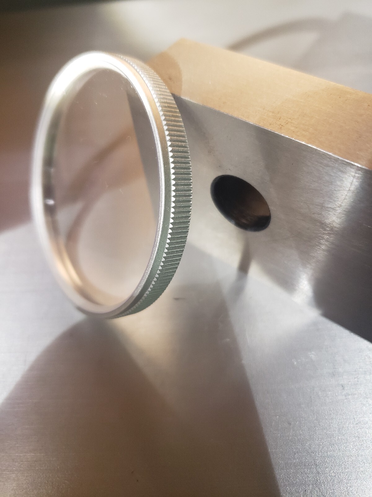 New bezel with lens only for Mitutoyo dial indicator made in USA.