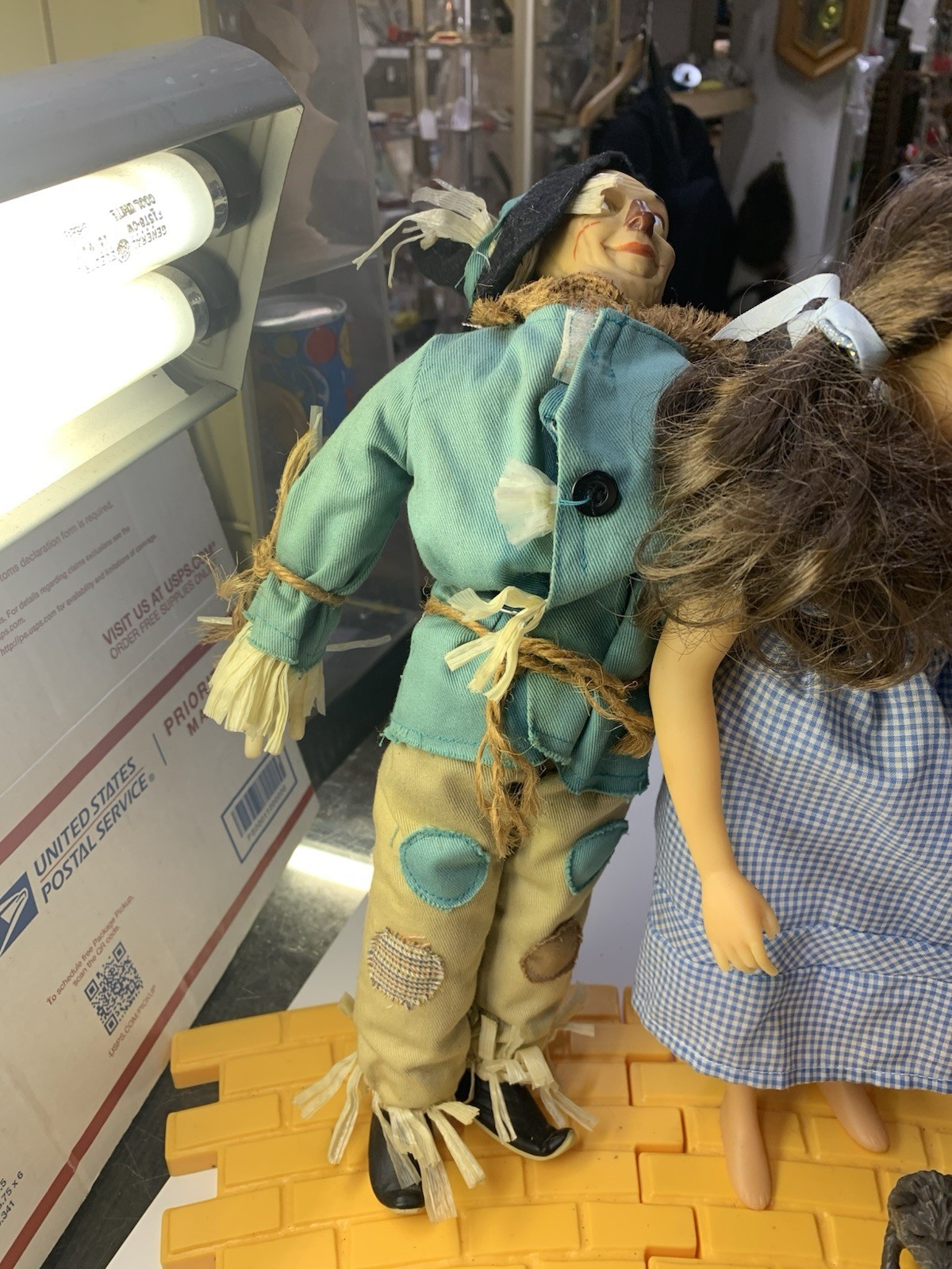 4 Wizard of Oz dolls 1987 14" Dorothy Lion Tin man Scarecrow Hamilton Gifts