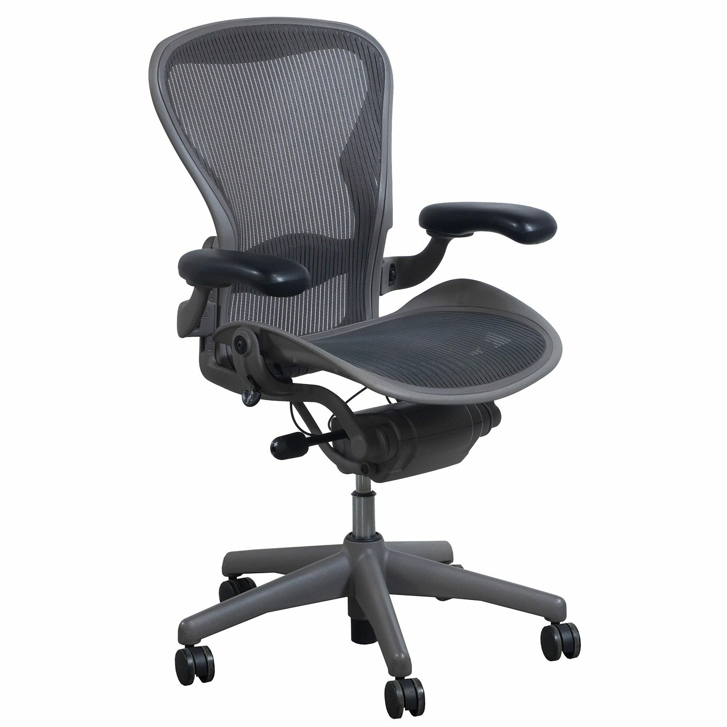 Herman Miller Aeron Mesh Desk Chair Medium Size B fully adjustable w/ lumbar