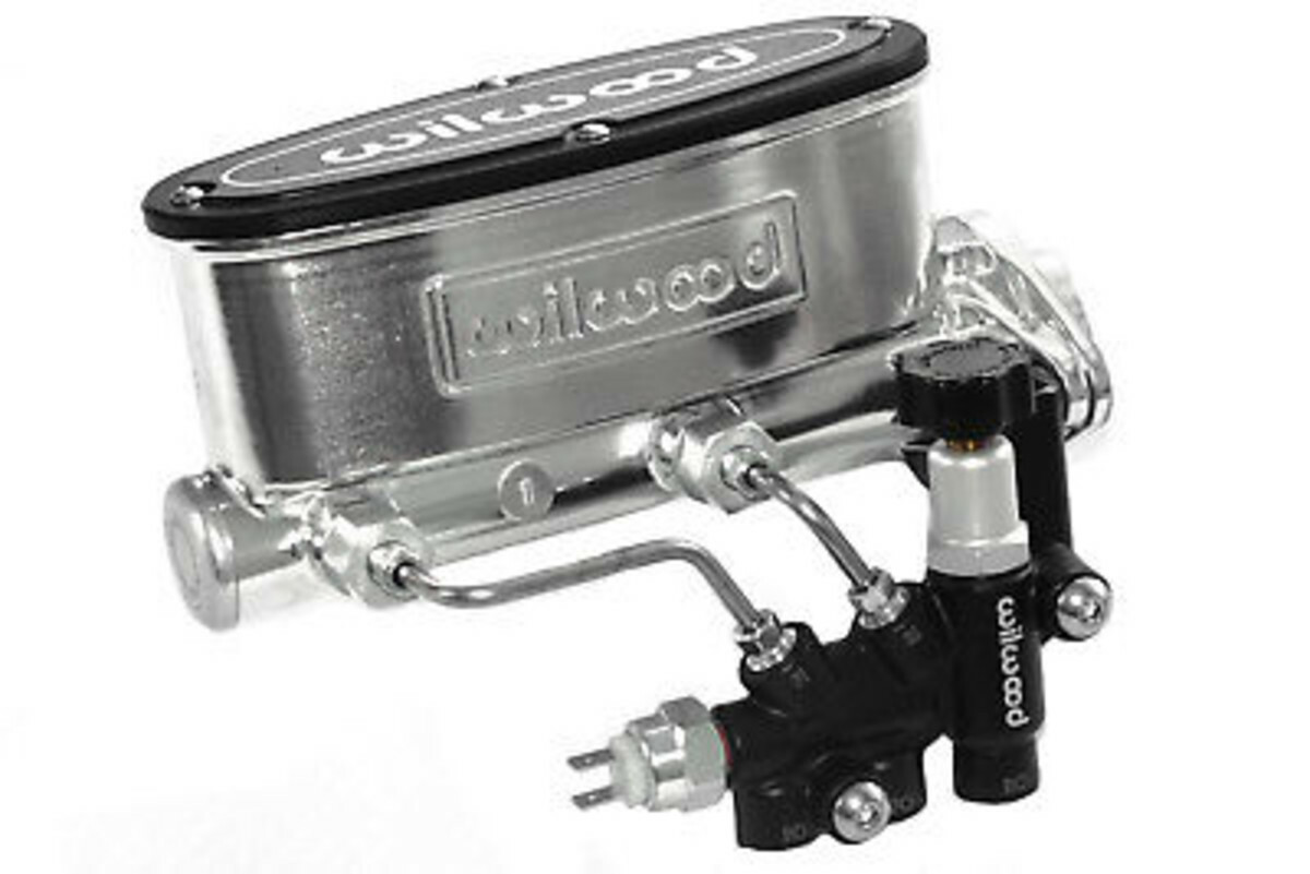 Wilwood Polished 1" Bore Master Cylinder & Adjustable Proportioning Valve