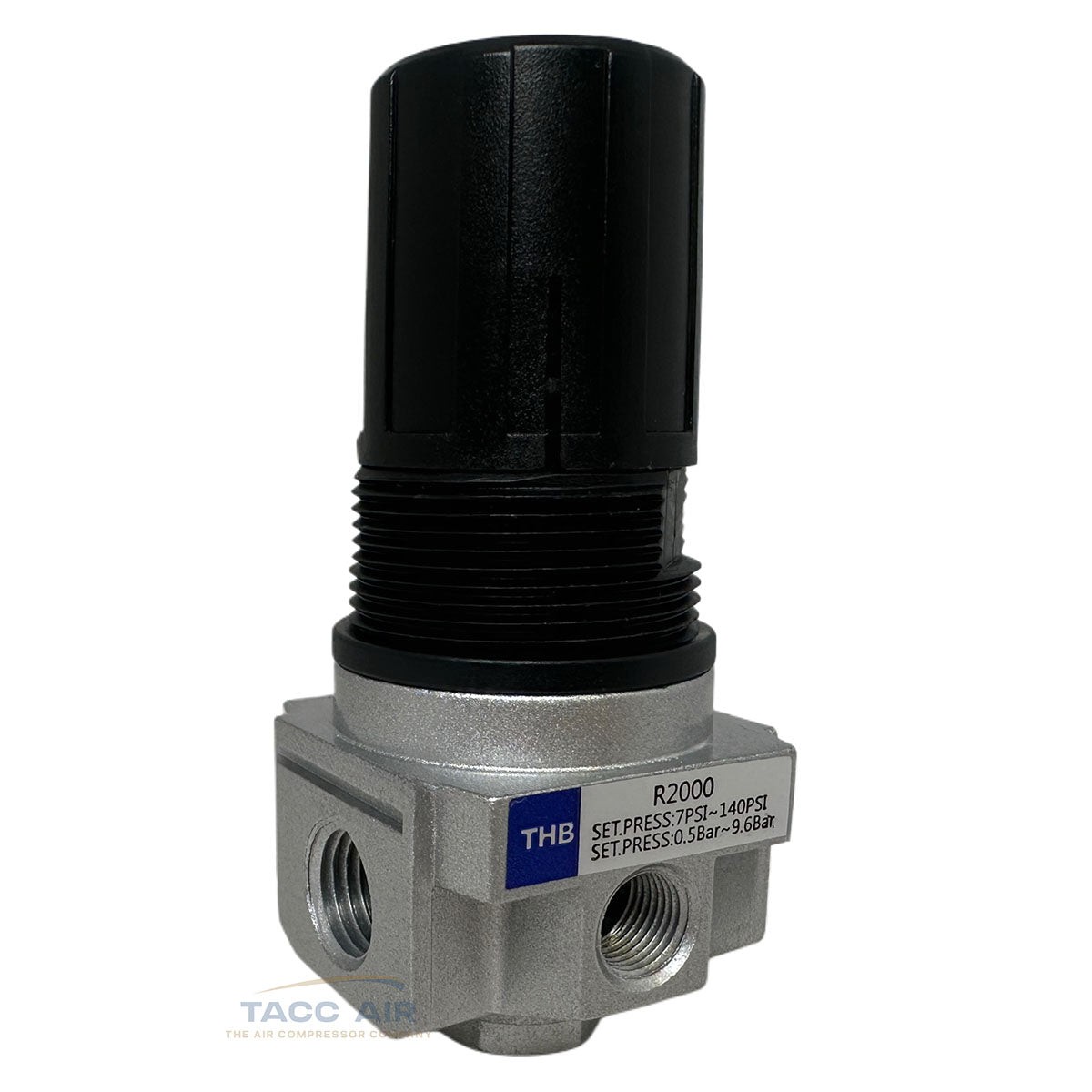 1/4" In Line Compressed Air Compressor Pressure Regulator Industrial Grade