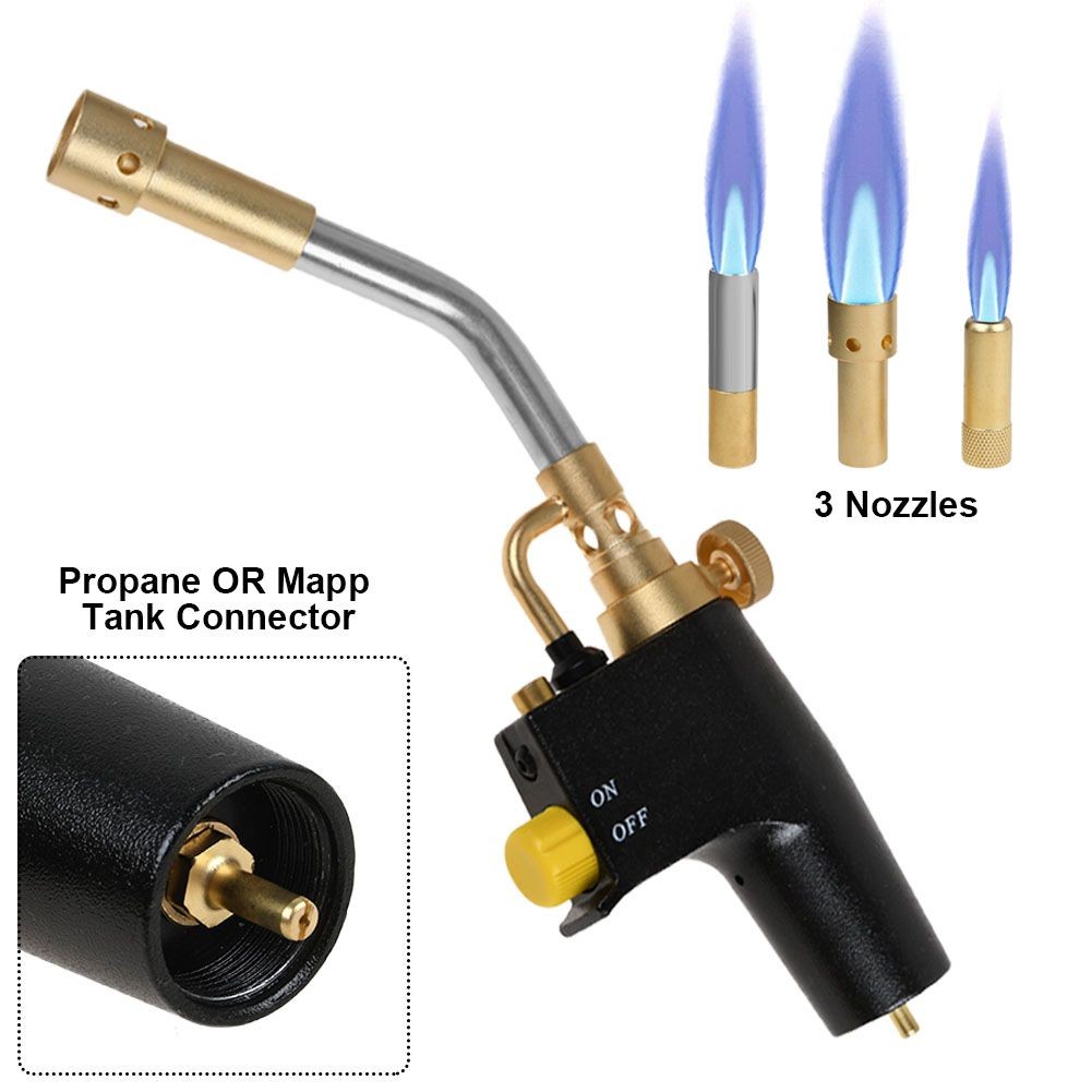 Propane Torch Head Mapp Gas Torch Map Gas Torch Kit Welding Torch Brazing Torch