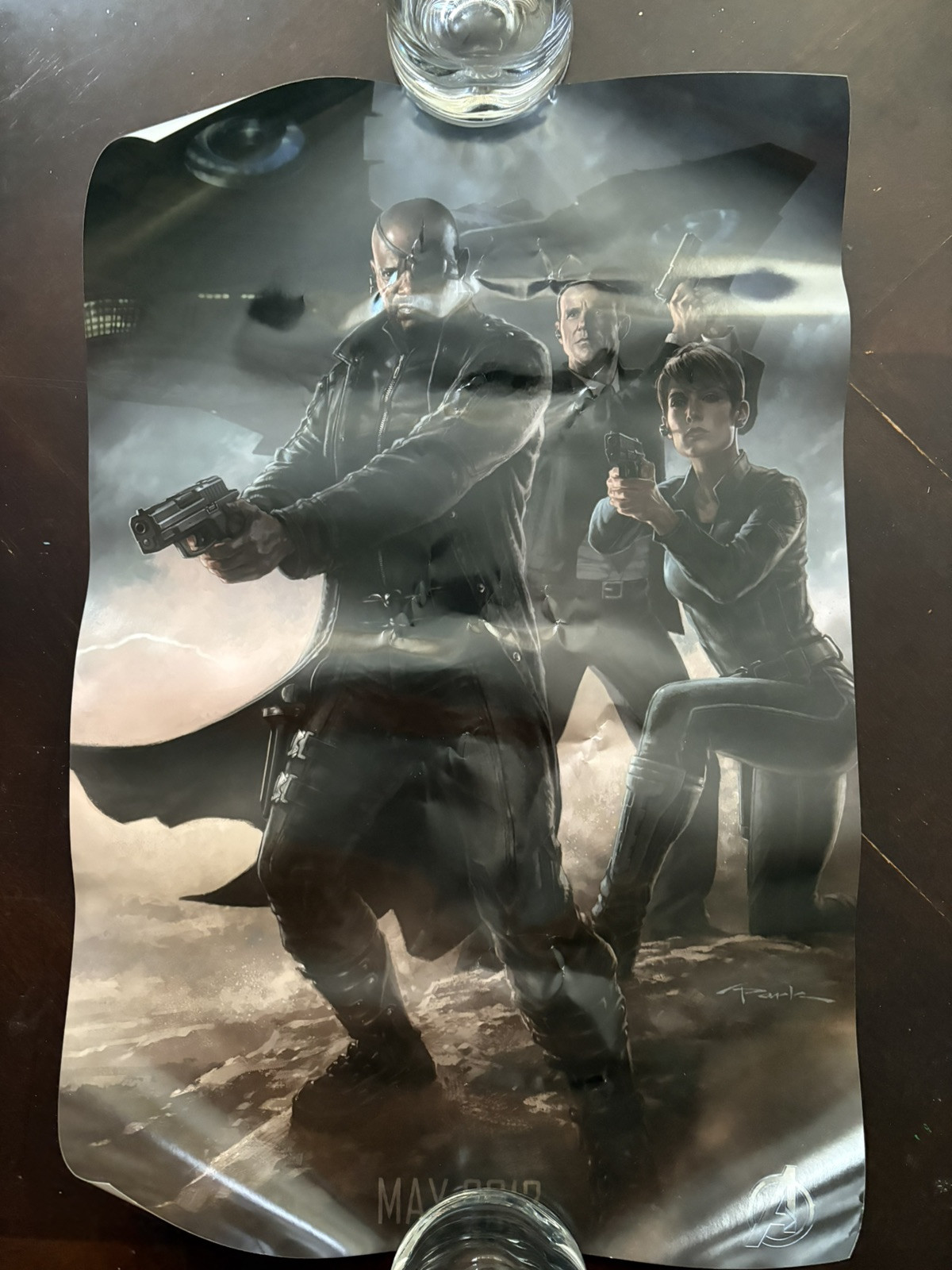 2011 SDCC Avengers Promo Posters MCU Ironman, Captain America, Thor, , Hulk,Fury