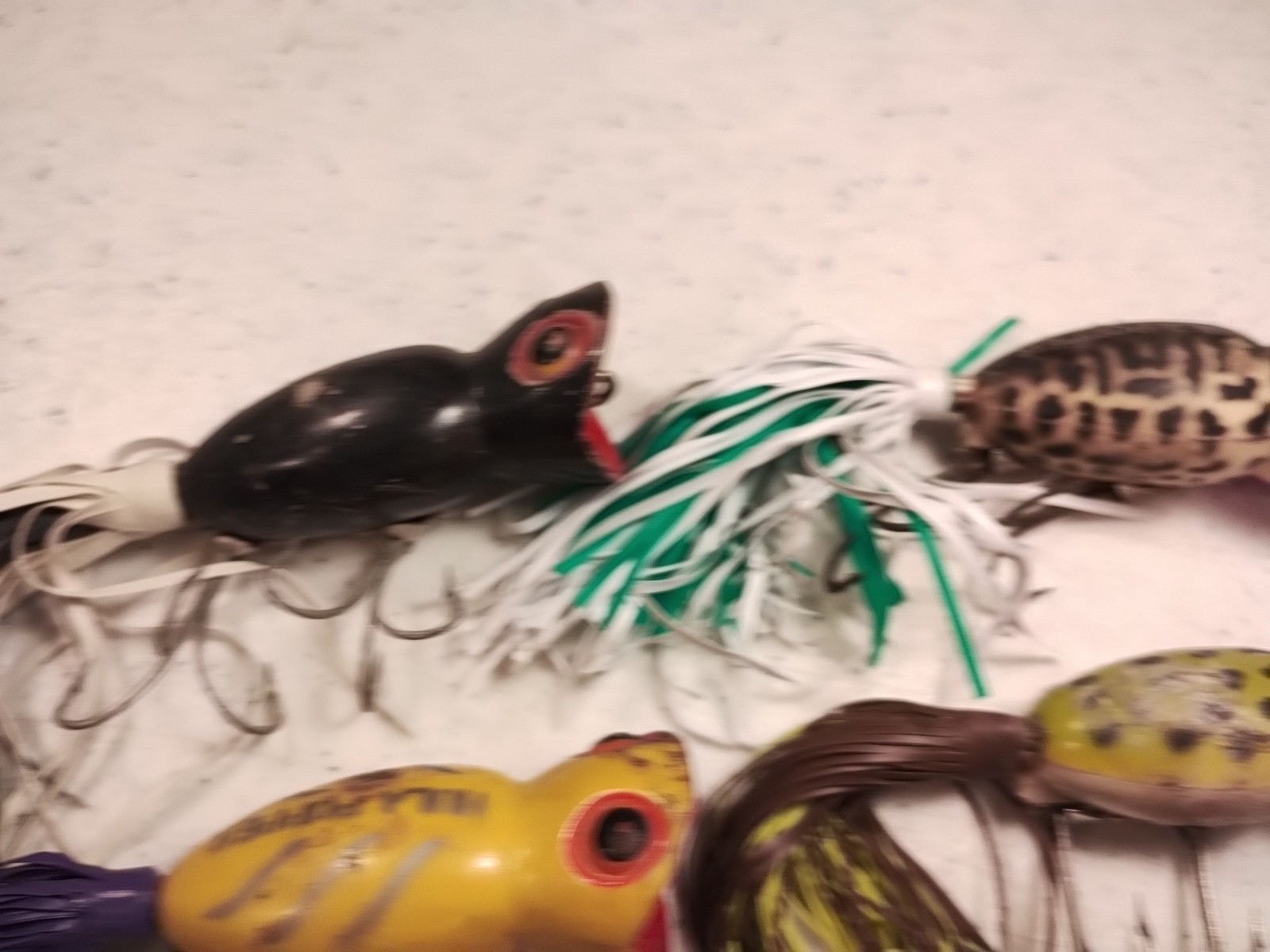 Lot of 9 Hula Popper & Crankbait Fishing Lures
