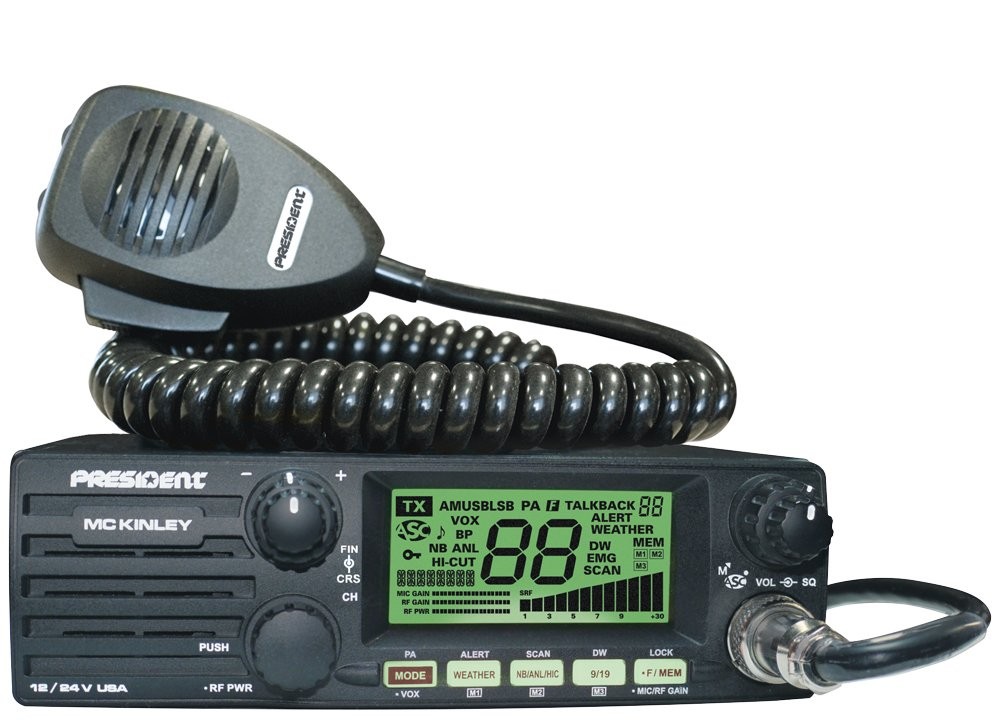 McKinley AM/SSB CB Radio, 12/24V,40 Channel, NOAA Weather Alerts, Automatic S...