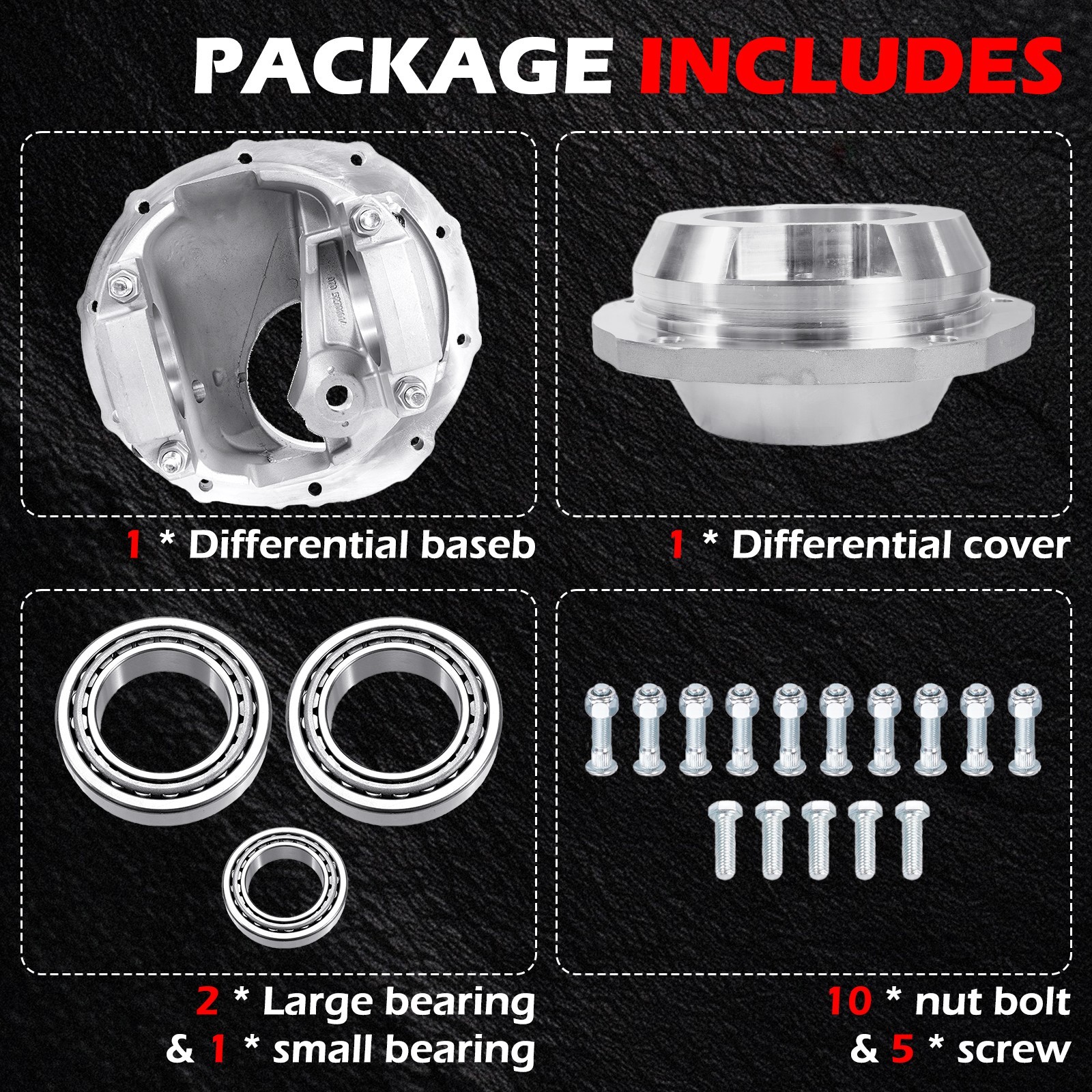 3.25in Aluminum Center Section Case for Ford Yukon 9 Inch Differential Case