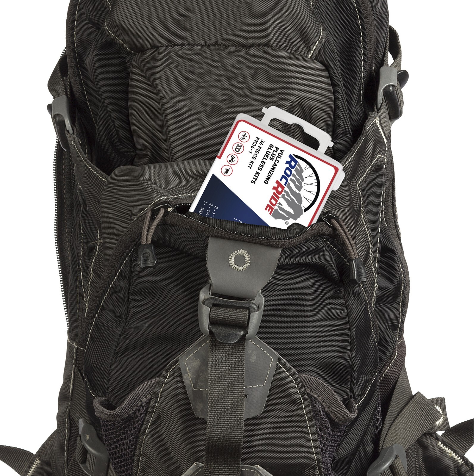 RocRide 36-PC Bike Inner Tube Repair Kit with Vulcanizing and Glueless Patches