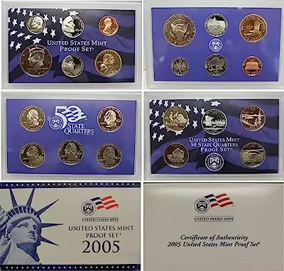 2005 Clad Proof Set - 11 Piece ($2.96 FV) - Set