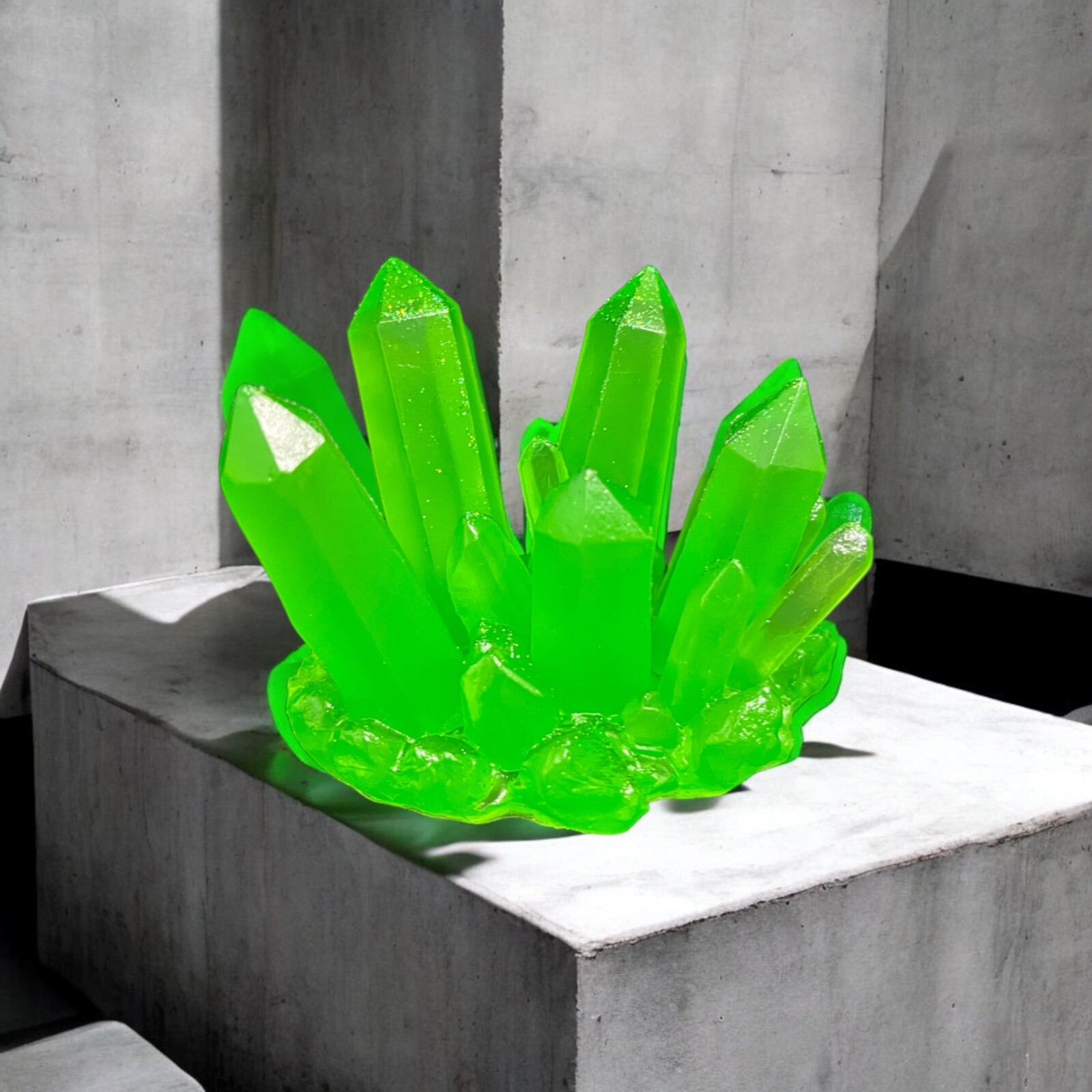 Kryptonite Crystal Resin Figurine