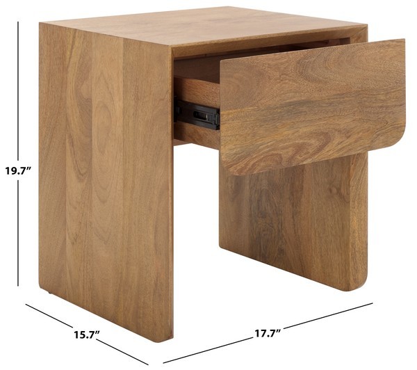 Safavieh GRIGORIO 1 DRAWER NIGHTSTAND, Reduced Price 2172773556 SFV8306A