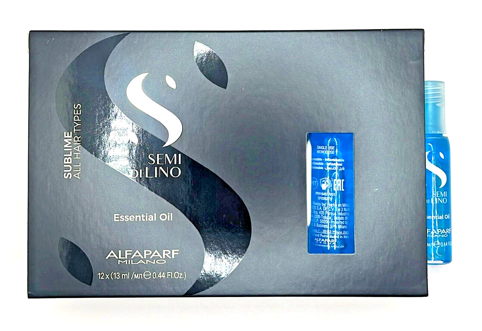 Alfaparf Semi Di Lino Sublime Essential Oil (All Hair Types) 12x13ml/0.44oz