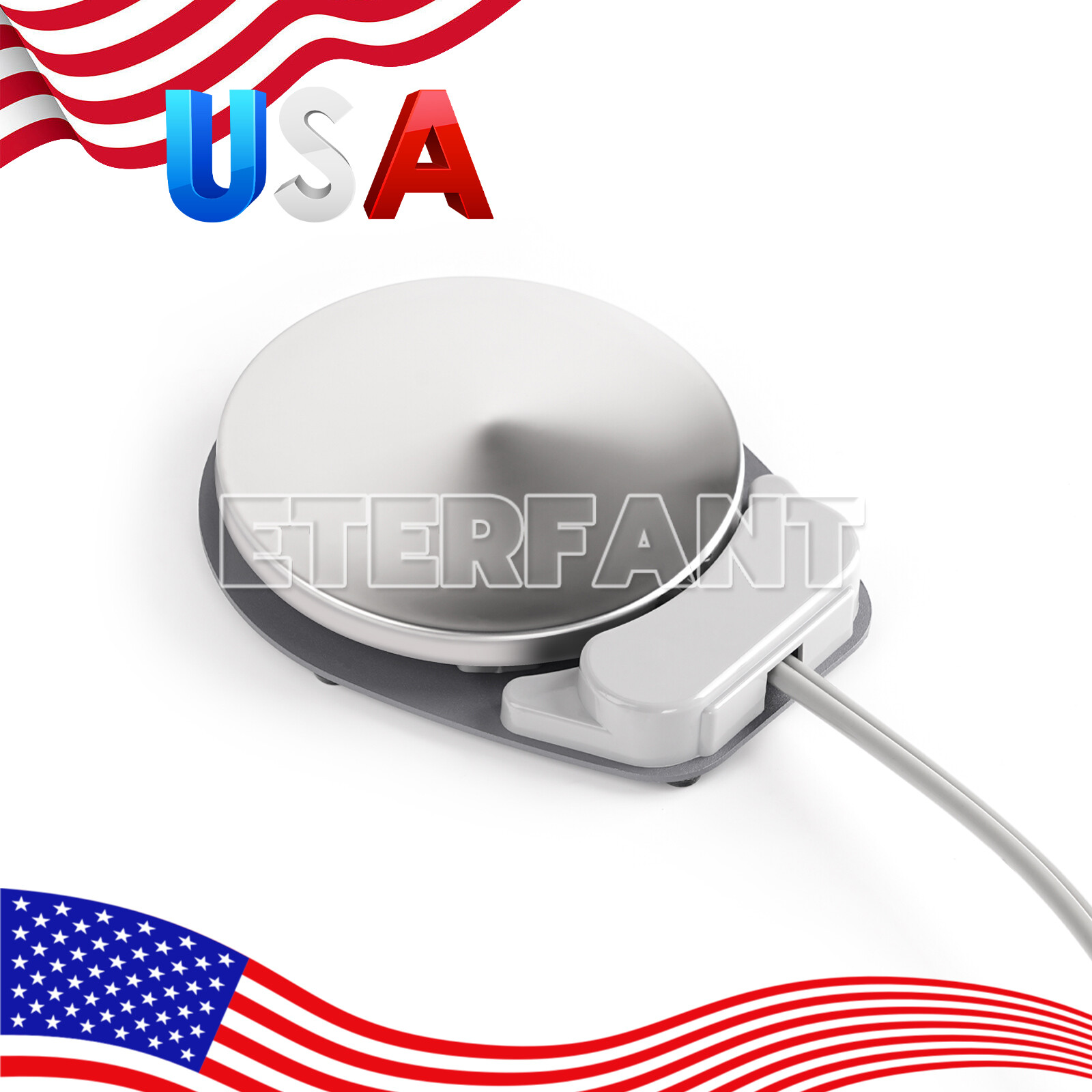 Dental Portable Folding Chair Blue/Unit Air Turbine Dentist LED Exam Light US