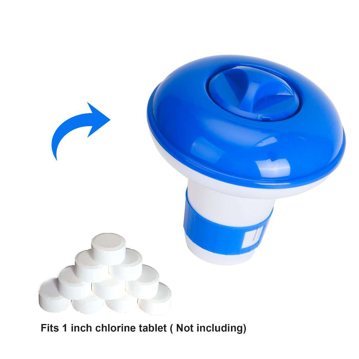 Floating Chemical Dispenser Floater For Swimming Pool Spa Chlorine Tablet Tabs